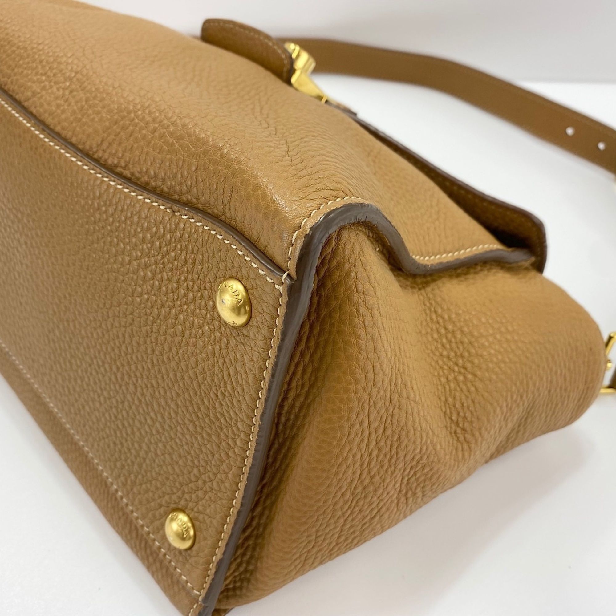 Leather Shoulder Bag (Pre-Owned) - Prada - Modalova
