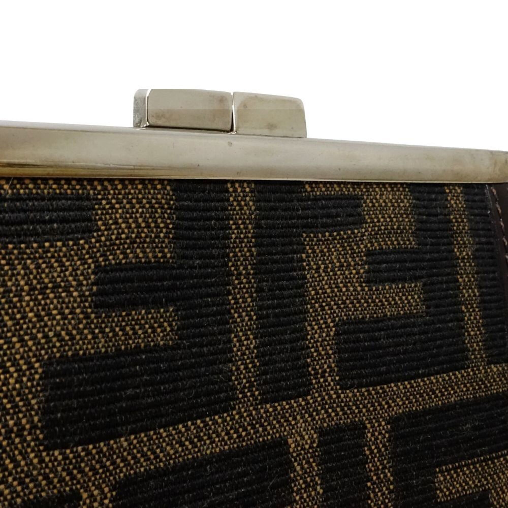 Zucca Canvas Leather Wallet (Bi-Fold) (Pre-Owned) - Fendi - Modalova
