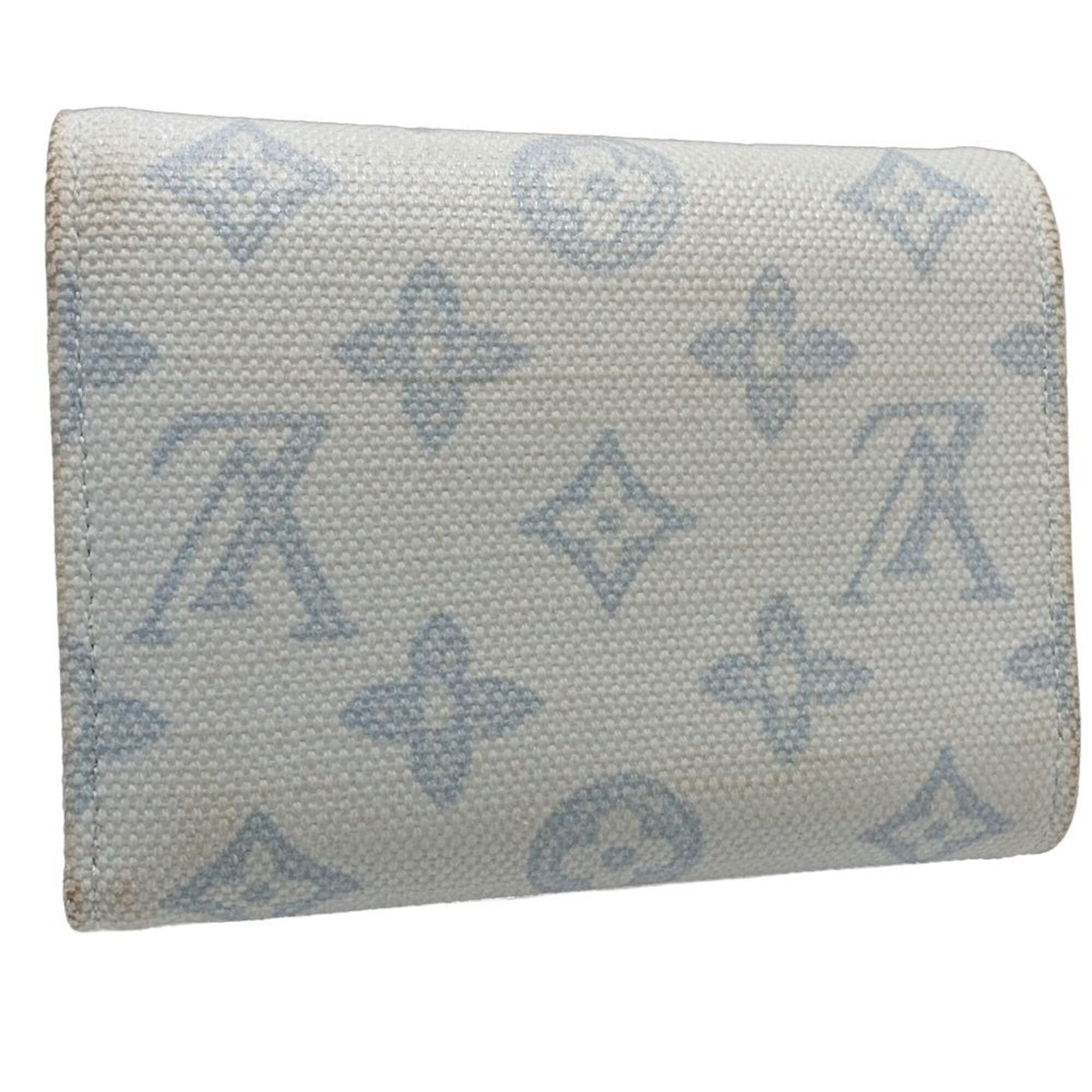 Monogram Canvas Leather Wallet (Tri-Fold) (Pre-Owned) - Louis Vuitton - Modalova