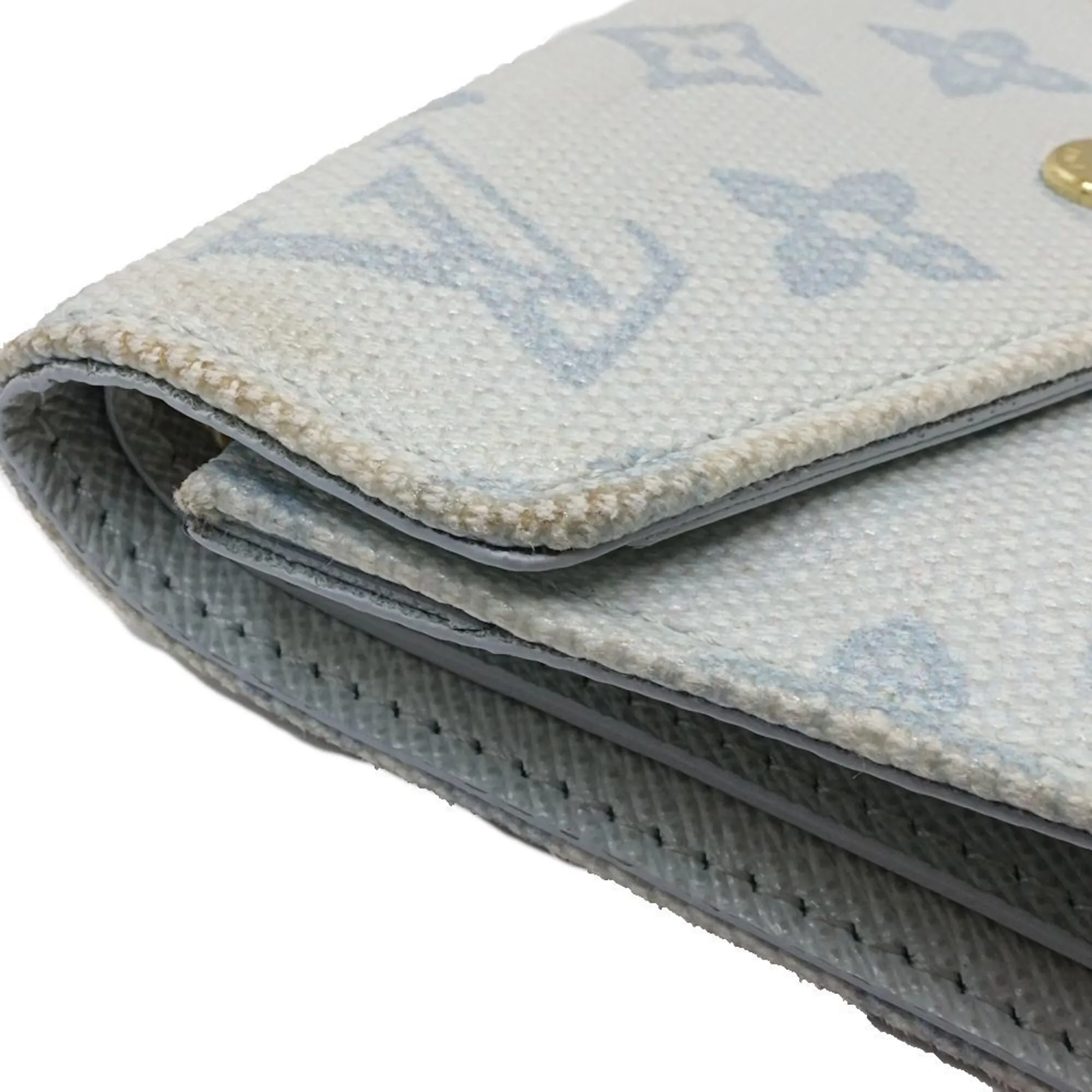 Monogram Canvas Leather Wallet (Tri-Fold) (Pre-Owned) - Louis Vuitton - Modalova