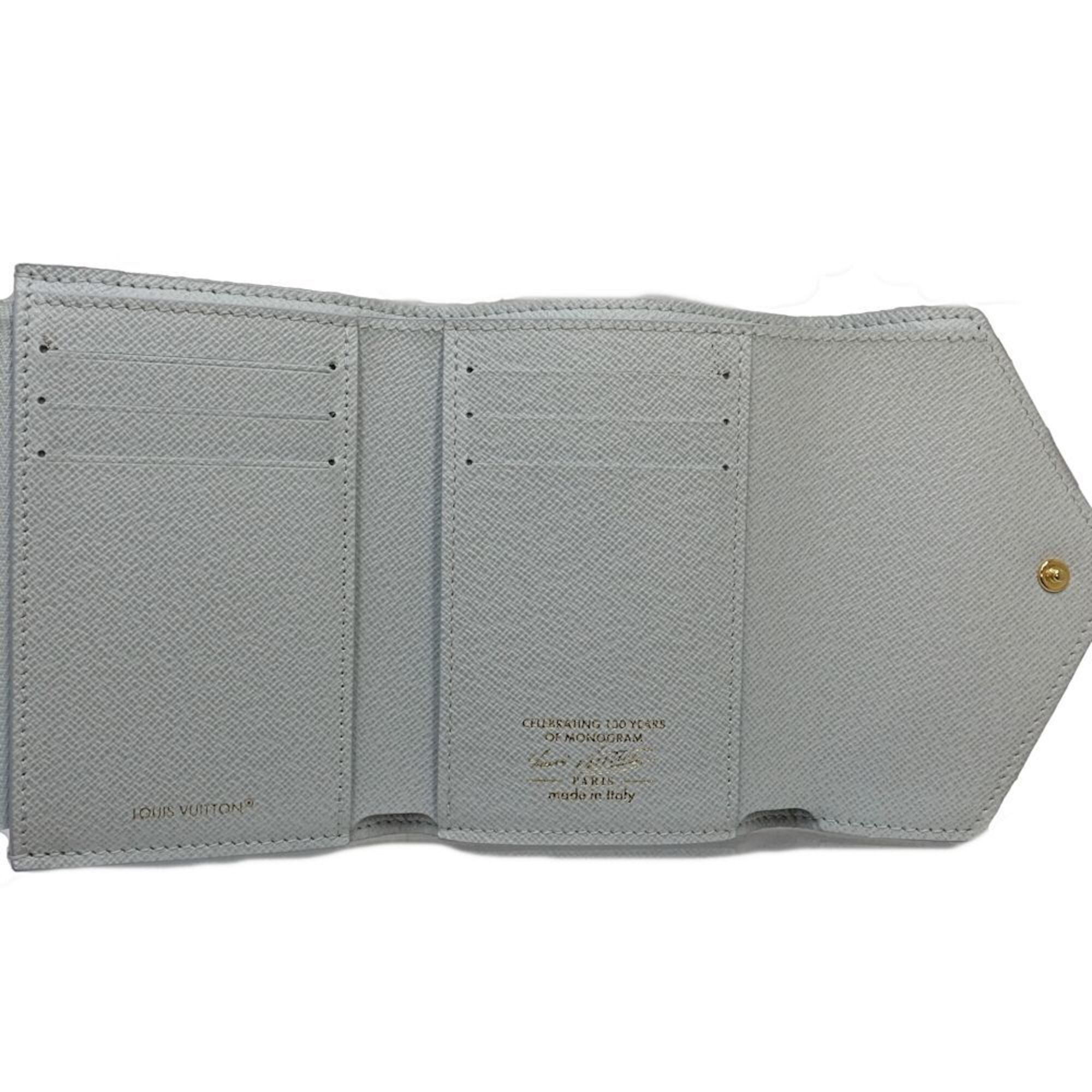Monogram Canvas Leather Wallet (Tri-Fold) (Pre-Owned) - Louis Vuitton - Modalova