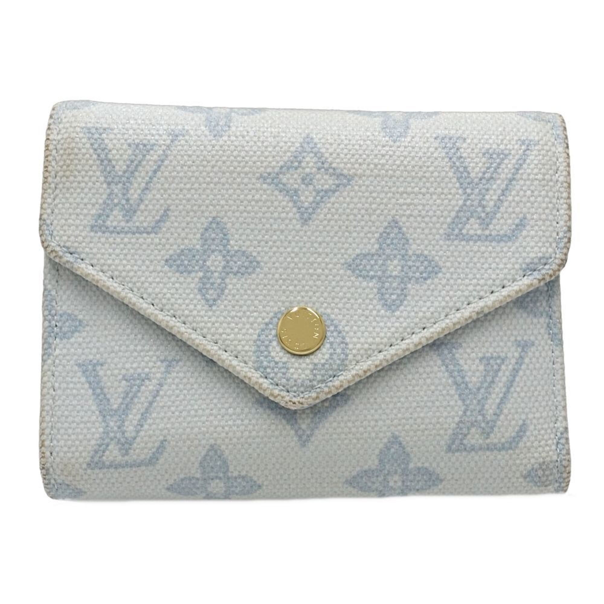 Monogram Canvas Leather Wallet (Tri-Fold) (Pre-Owned) - Louis Vuitton - Modalova