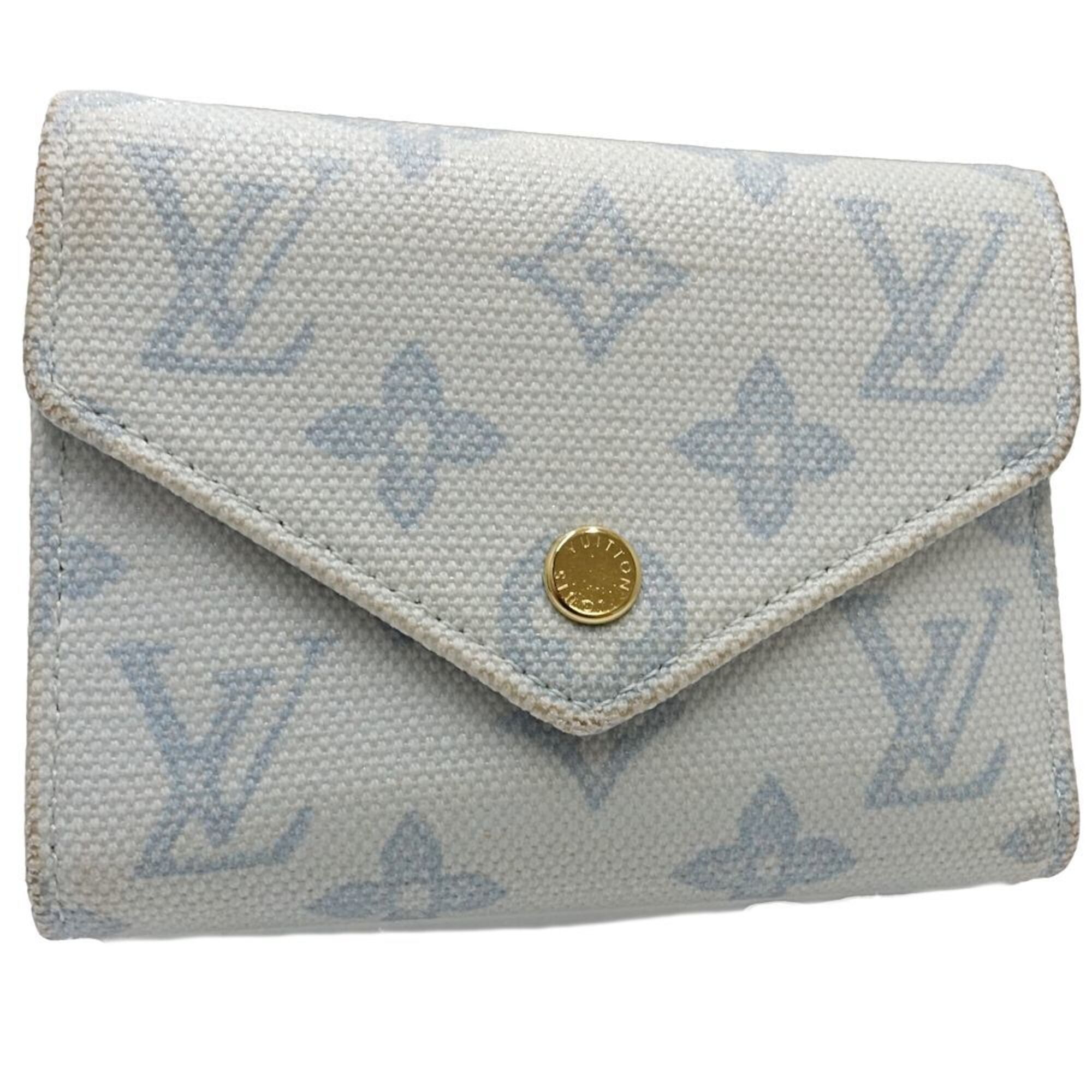 Monogram Canvas Leather Wallet (Tri-Fold) (Pre-Owned) - Louis Vuitton - Modalova