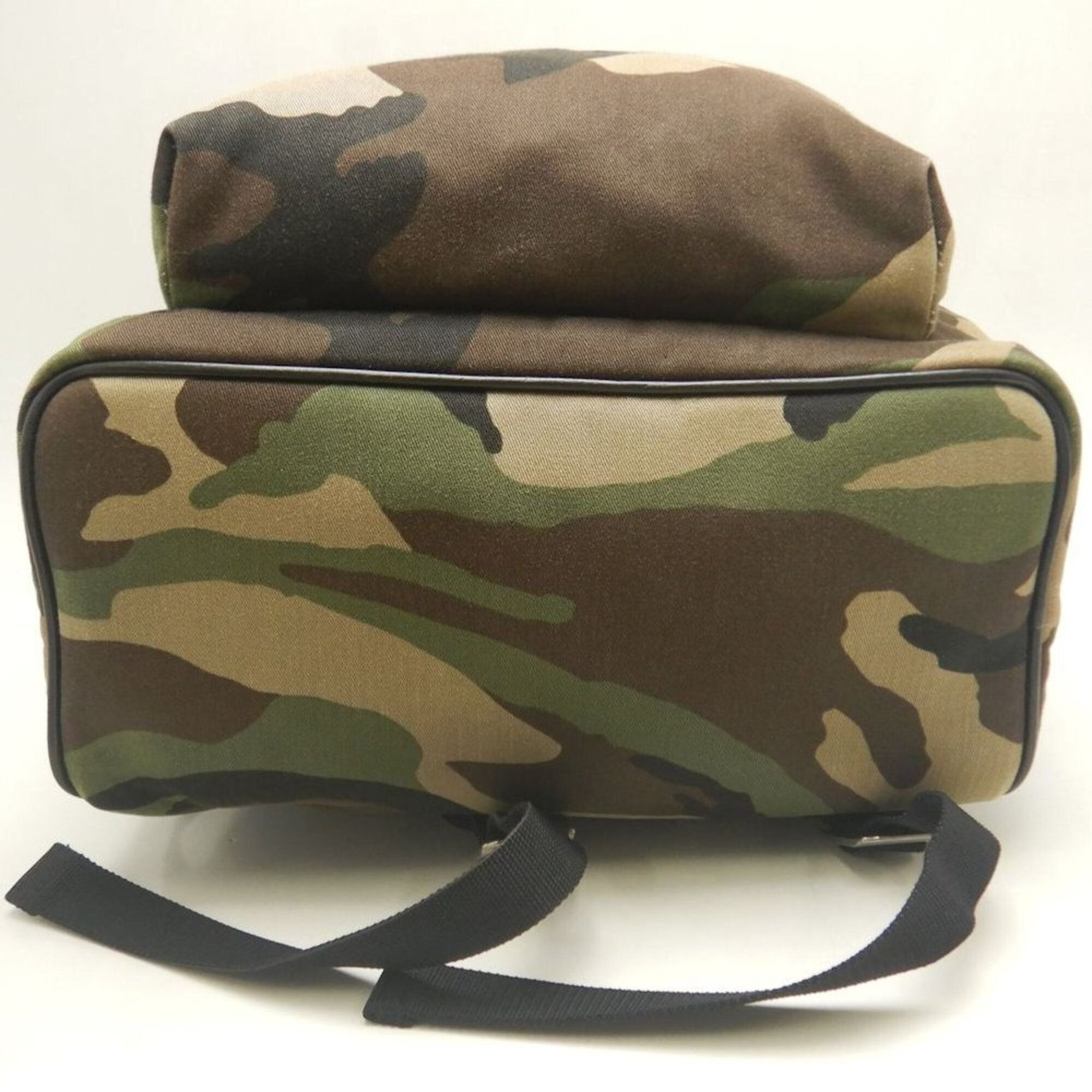 Canvas Leather Backpack (Pre-Owned) - Yves Saint Laurent - Modalova