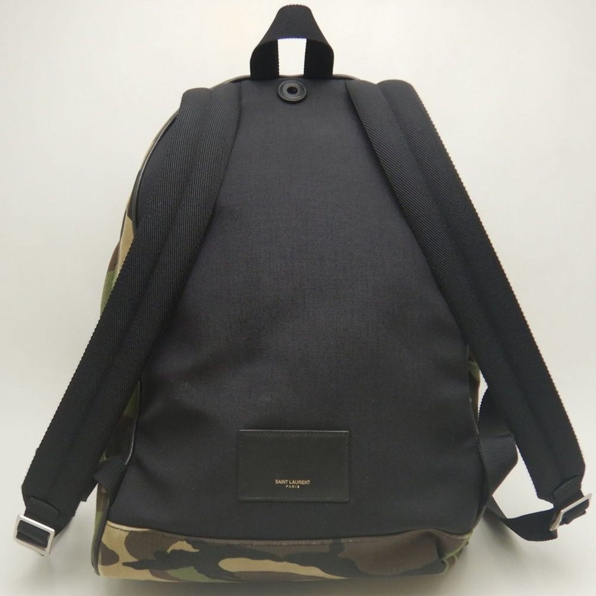 Canvas Leather Backpack (Pre-Owned) - Yves Saint Laurent - Modalova