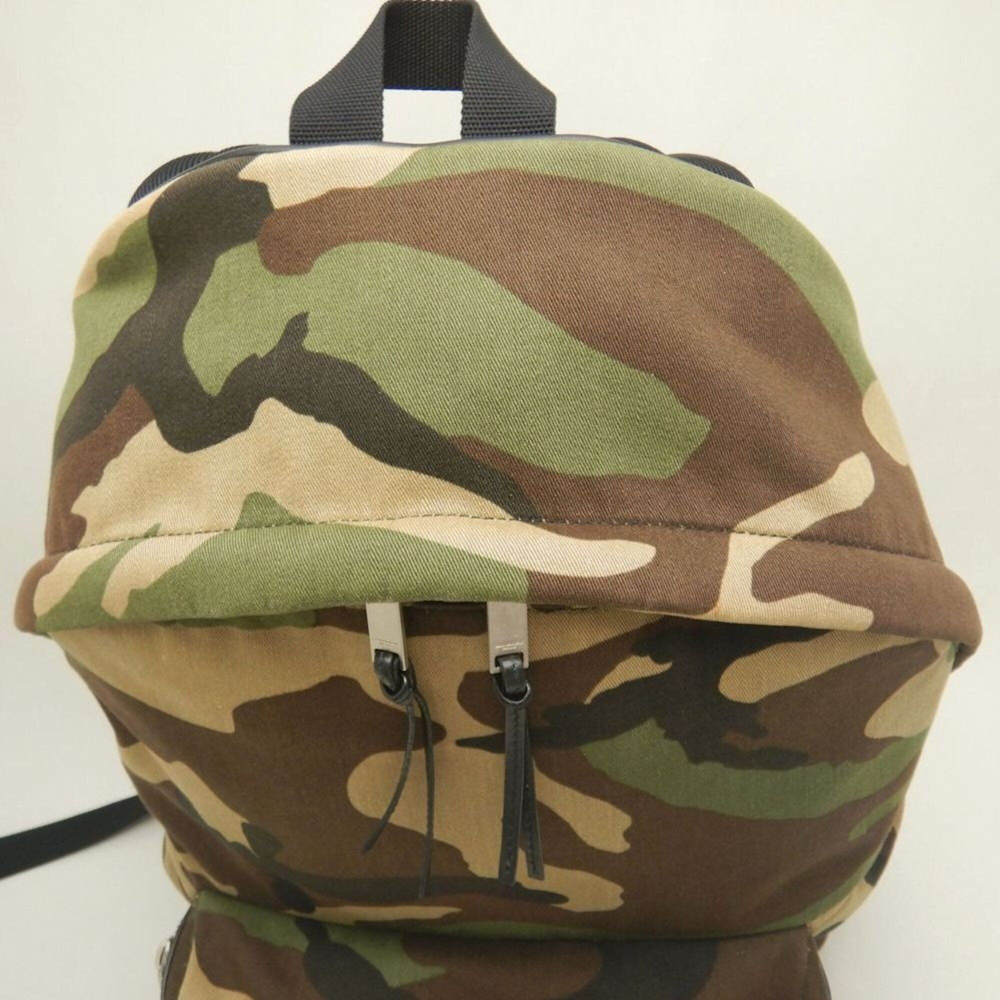 Canvas Leather Backpack (Pre-Owned) - Yves Saint Laurent - Modalova