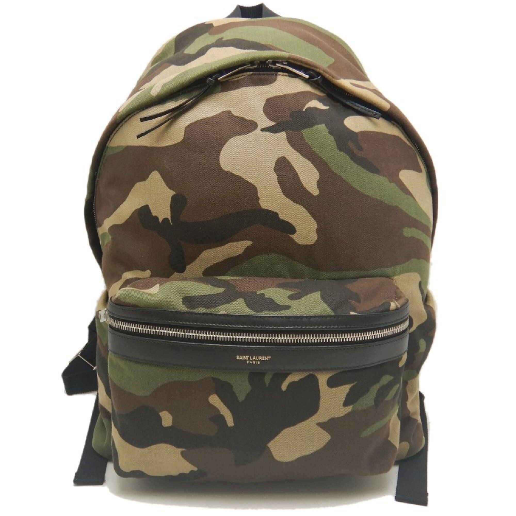 Canvas Leather Backpack (Pre-Owned) - Yves Saint Laurent - Modalova