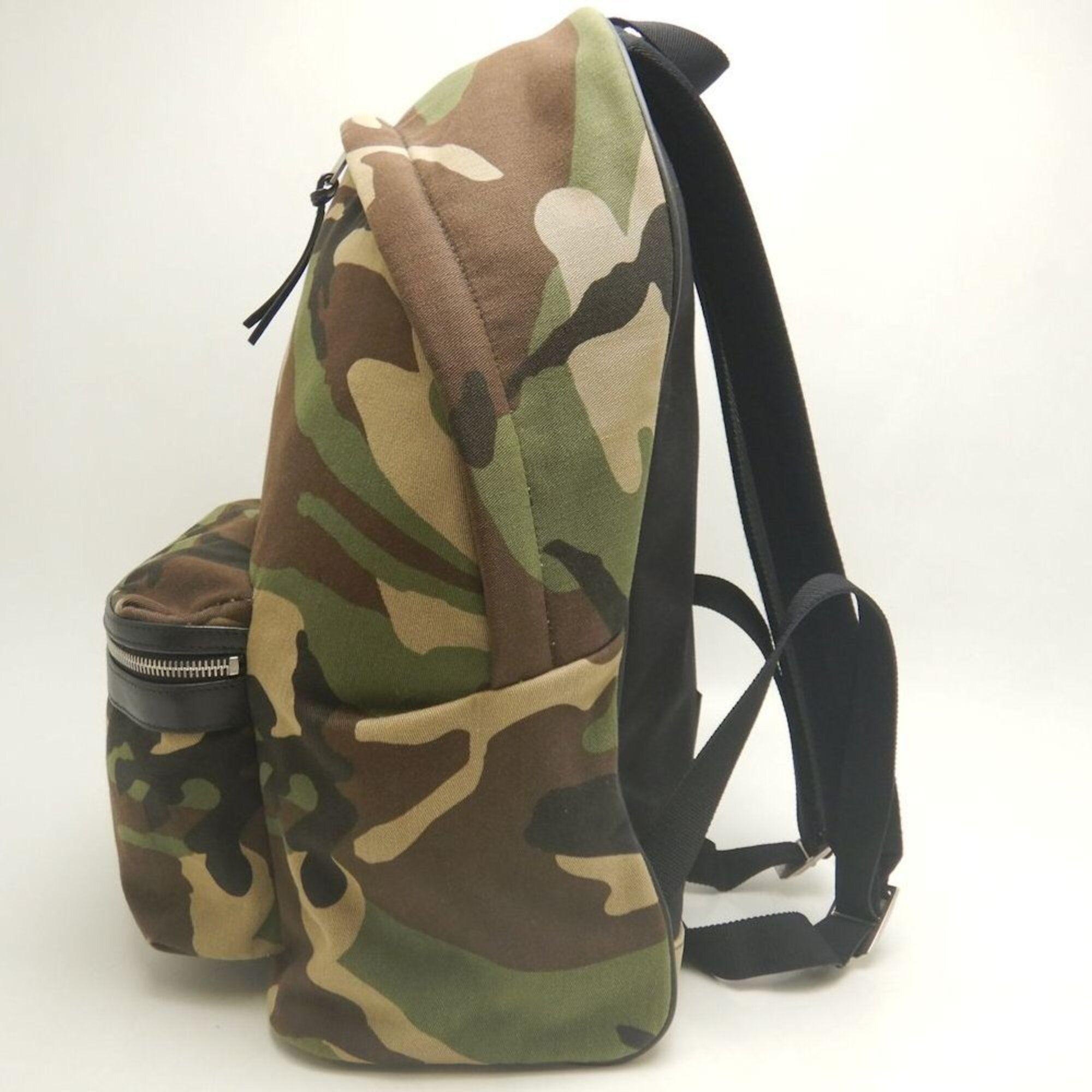 Canvas Leather Backpack (Pre-Owned) - Yves Saint Laurent - Modalova
