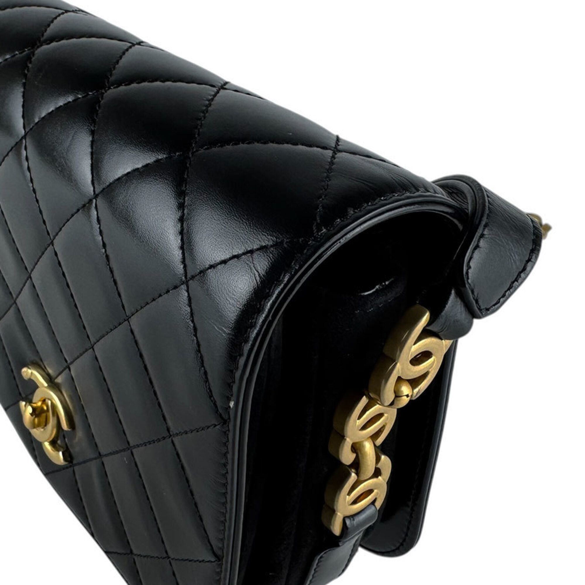 Leather Suede Messenger Bag Shoulder Bag (Pre-Owned) - Chanel - Modalova