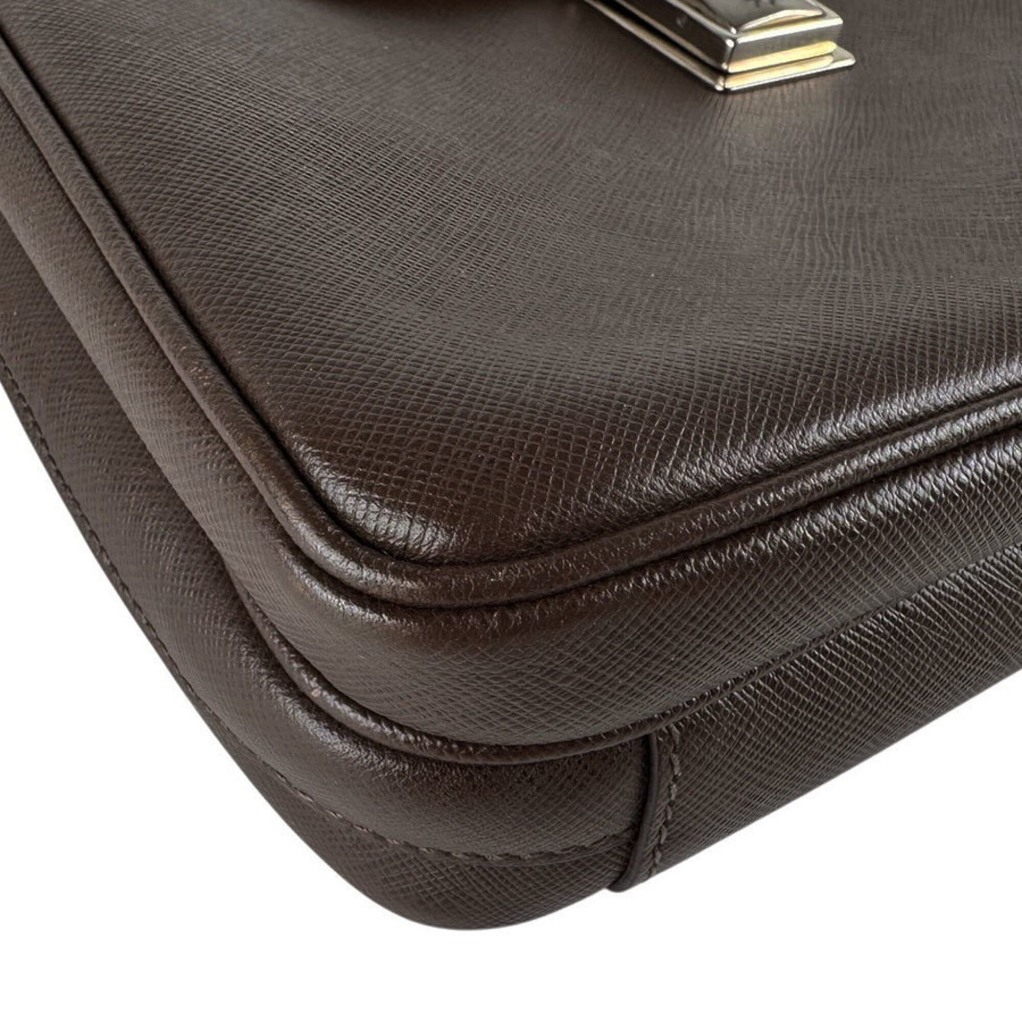 Leather Shoulder Bag (Pre-Owned) - Prada - Modalova