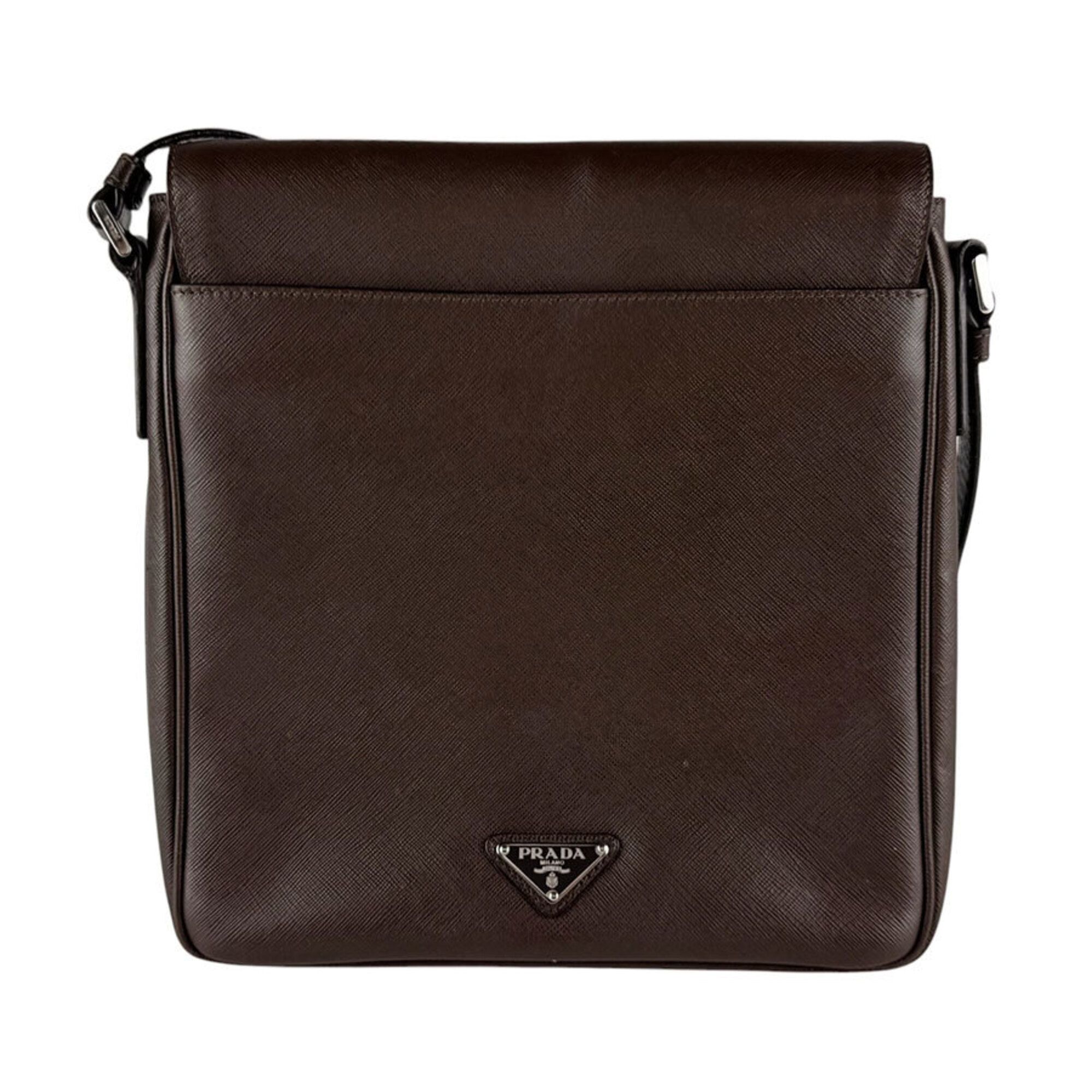 Leather Shoulder Bag (Pre-Owned) - Prada - Modalova