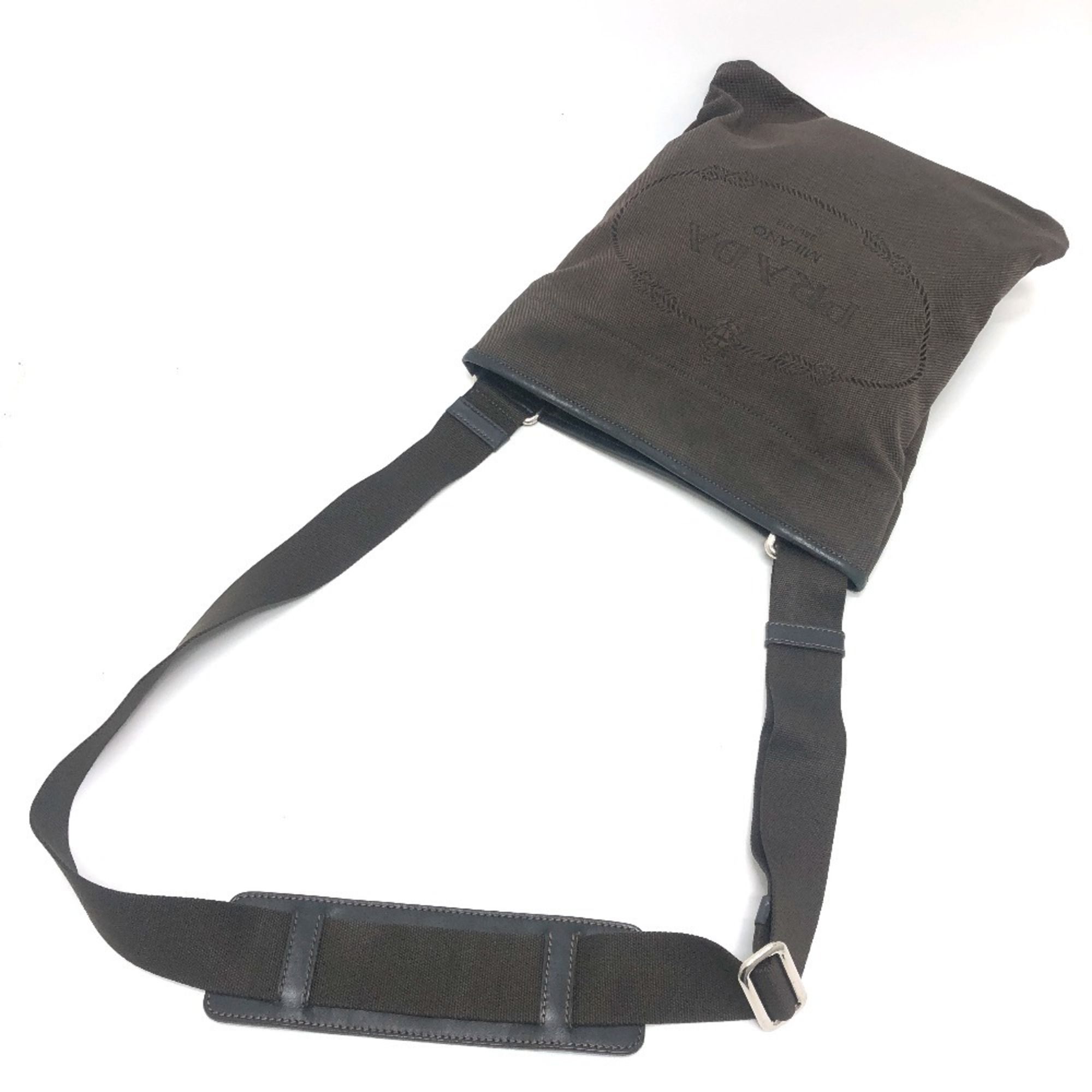 Canvas Pochette Shoulder Bag (Pre-Owned) - Prada - Modalova