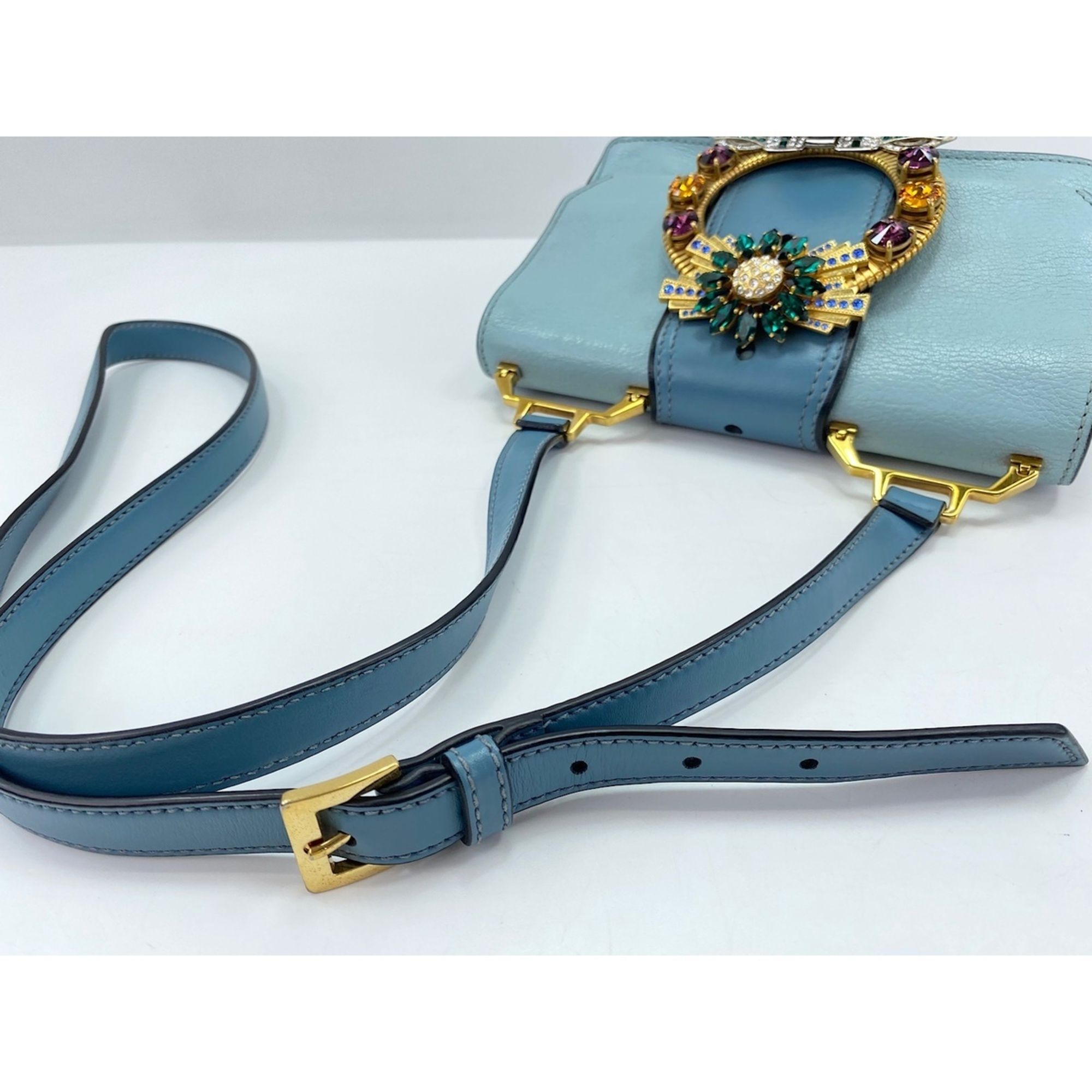Leather Shoulder Bag (Pre-Owned) - Miu Miu - Modalova