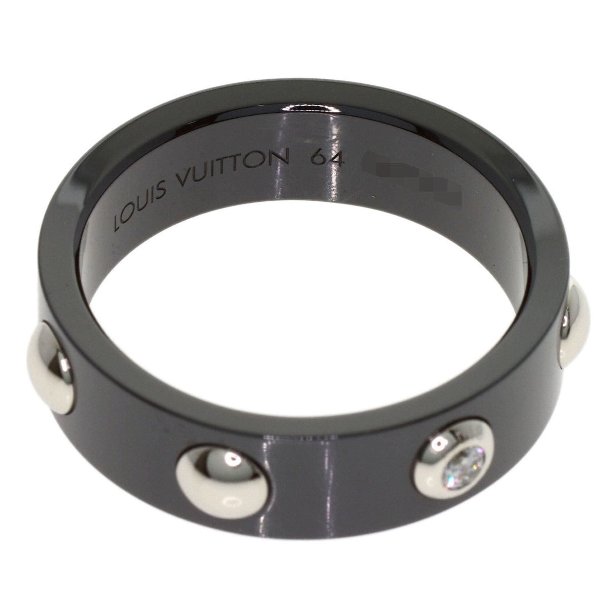 Ceramic Platinum 950 Band Ring (Pre-Owned) - Louis Vuitton - Modalova