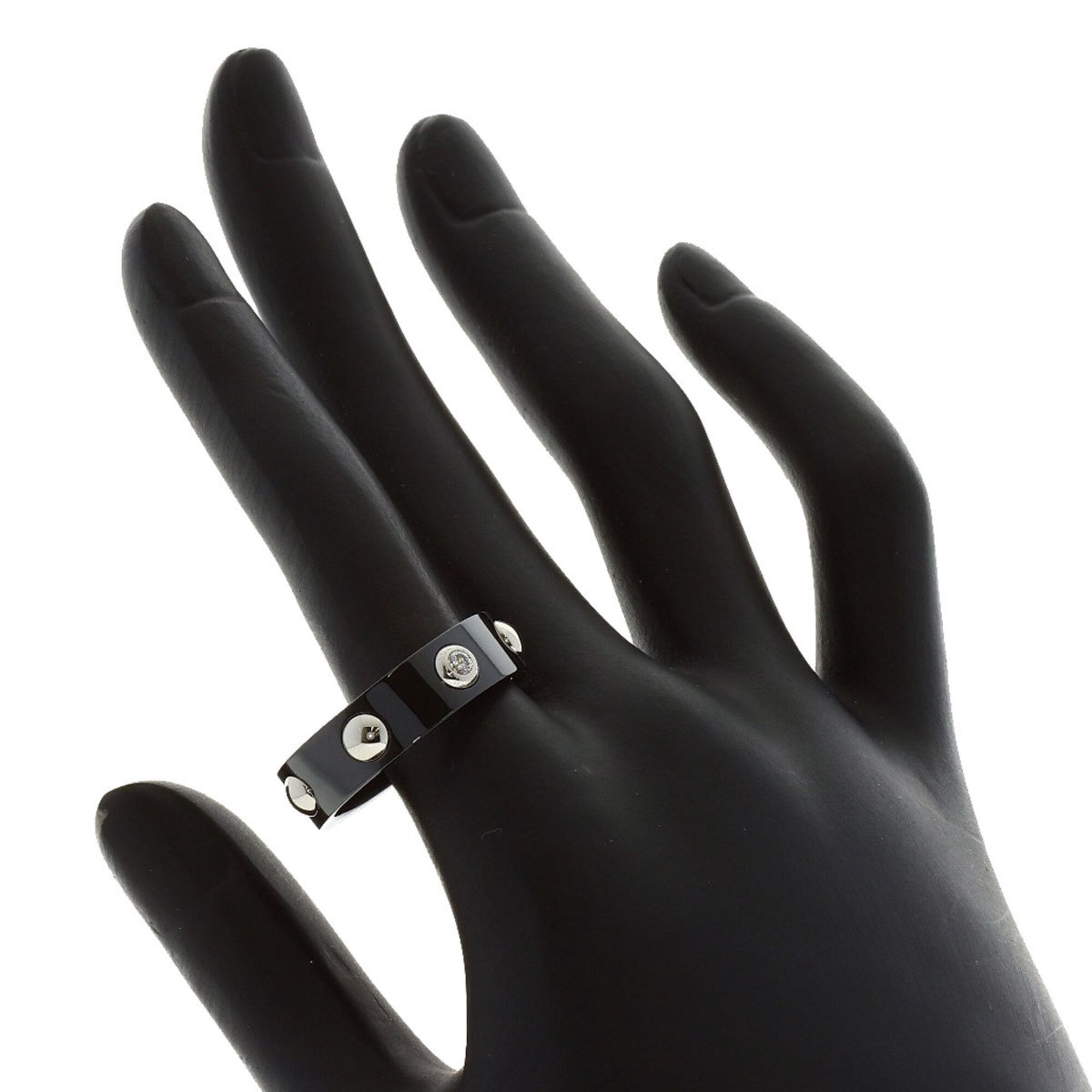 Ceramic Platinum 950 Band Ring (Pre-Owned) - Louis Vuitton - Modalova