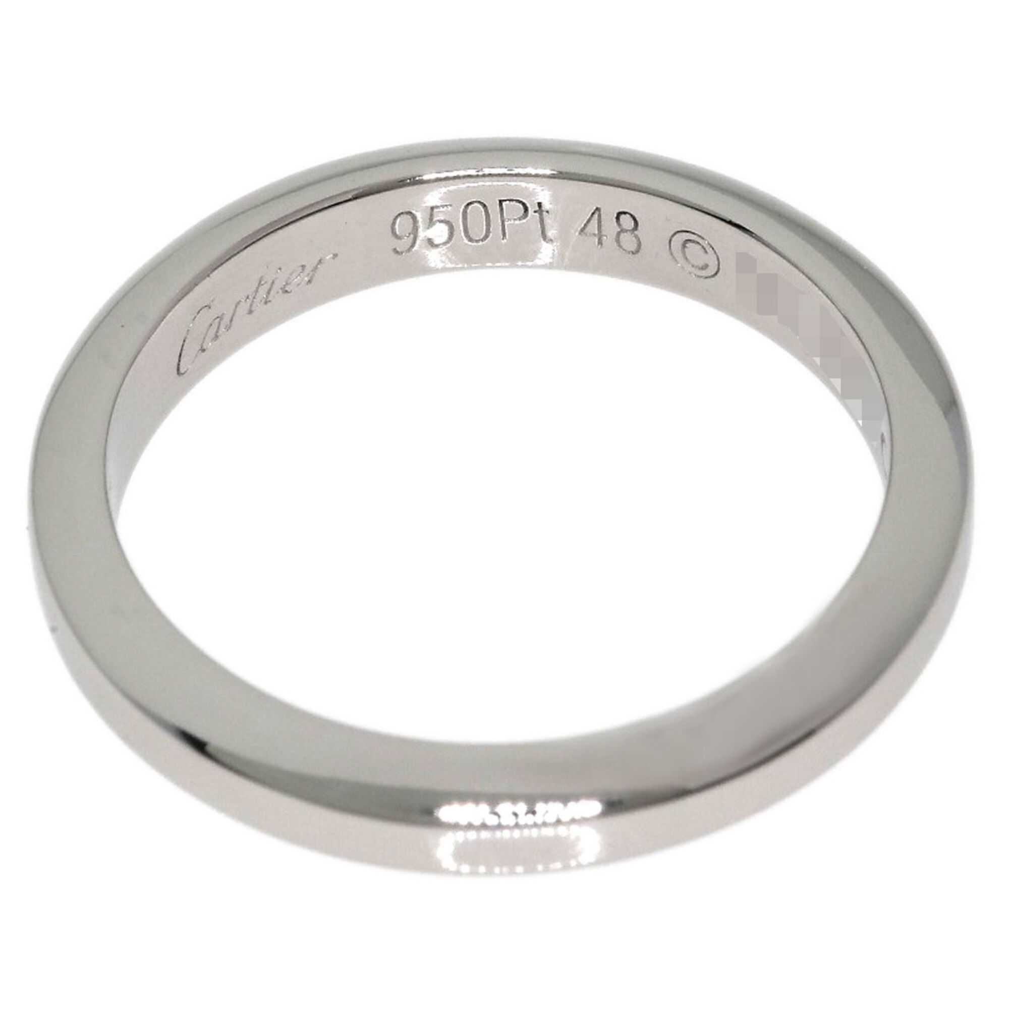 Platinum 950 Band Ring (Pre-Owned) - Cartier - Modalova