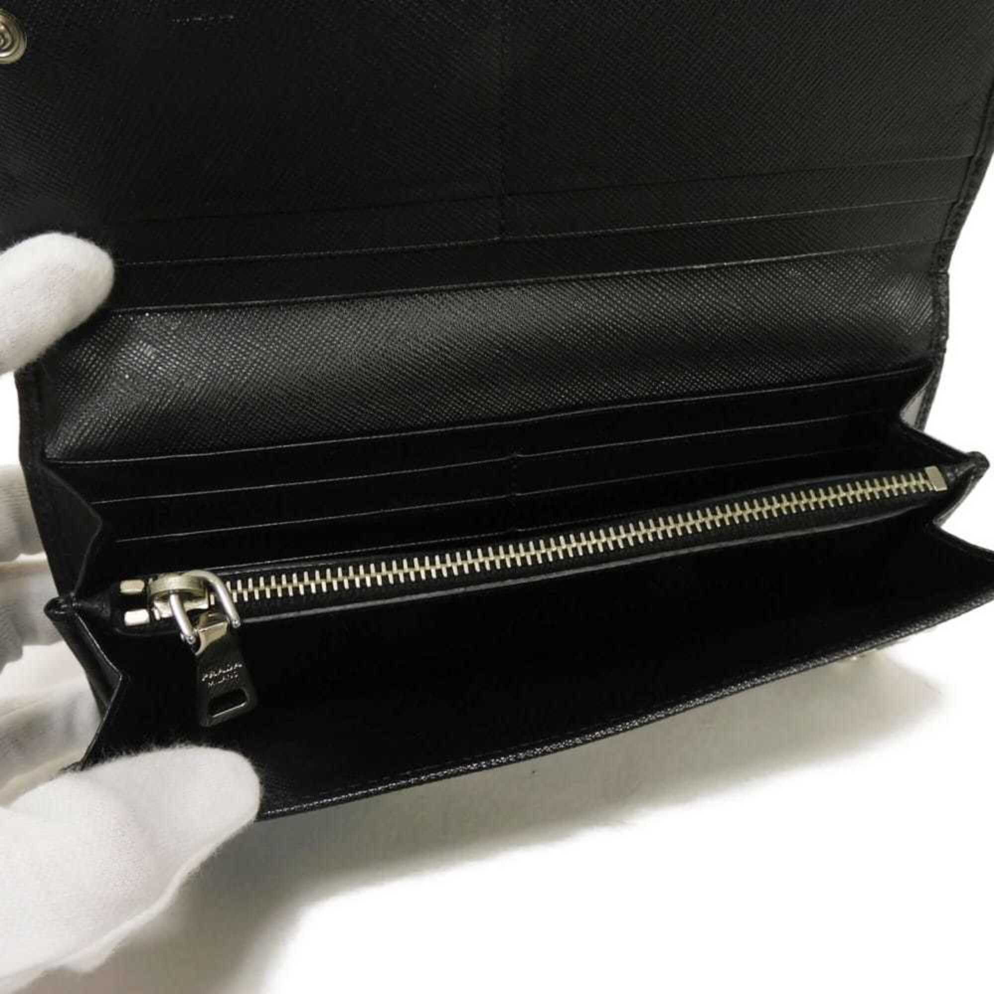 Saffiano Long Wallet (Bi-Fold) (Pre-Owned) - Prada - Modalova
