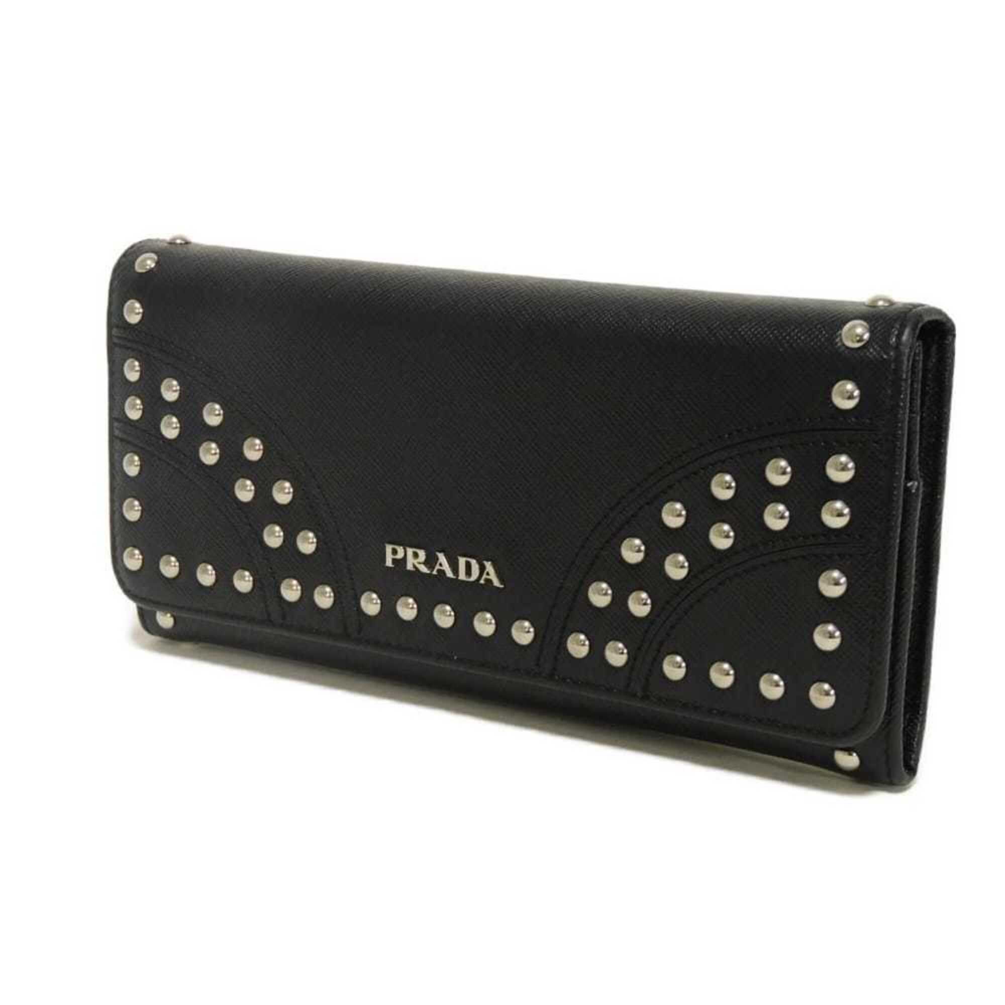 Saffiano Long Wallet (Bi-Fold) (Pre-Owned) - Prada - Modalova