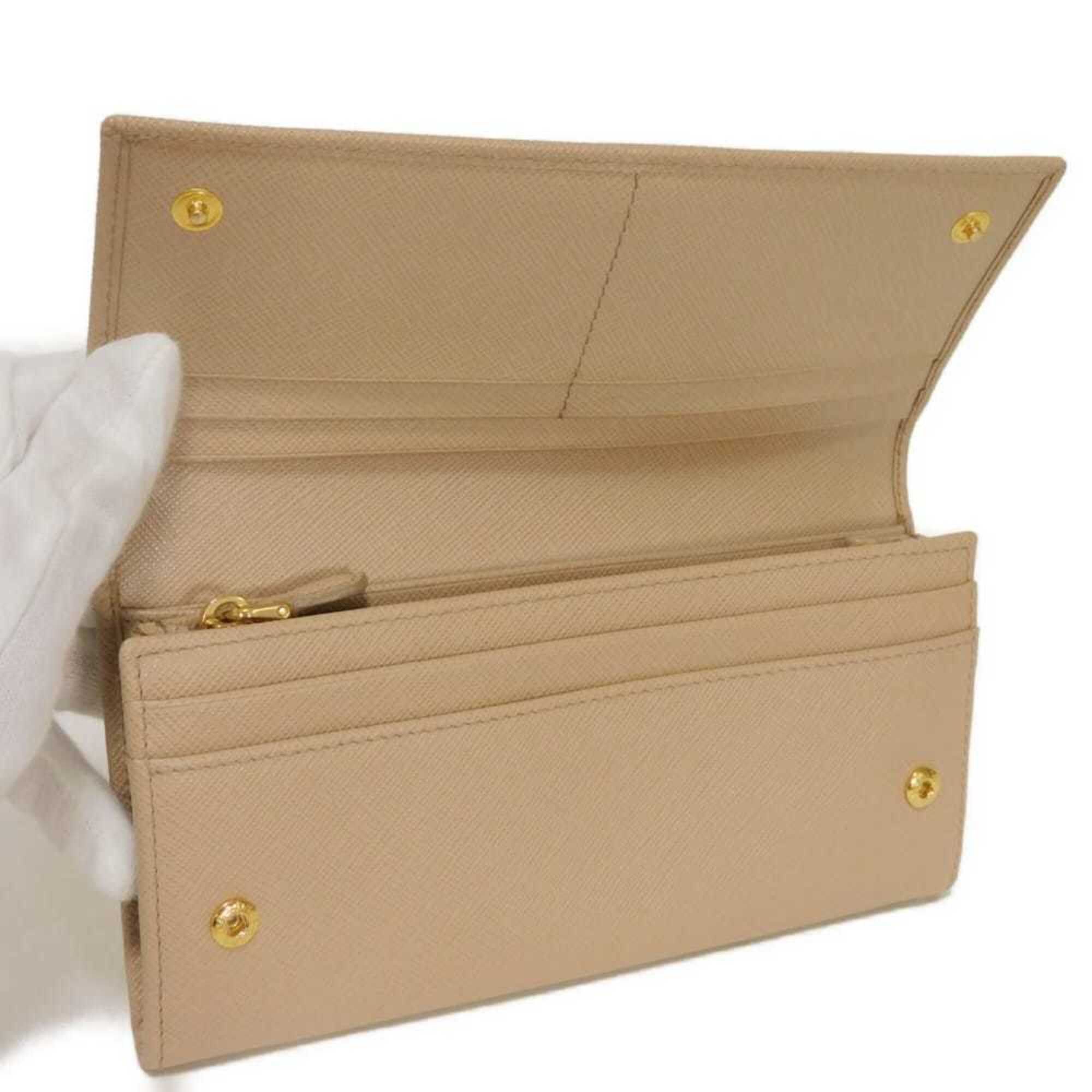 Saffiano Lux Long Wallet (Bi-Fold) (Pre-Owned) - Prada - Modalova