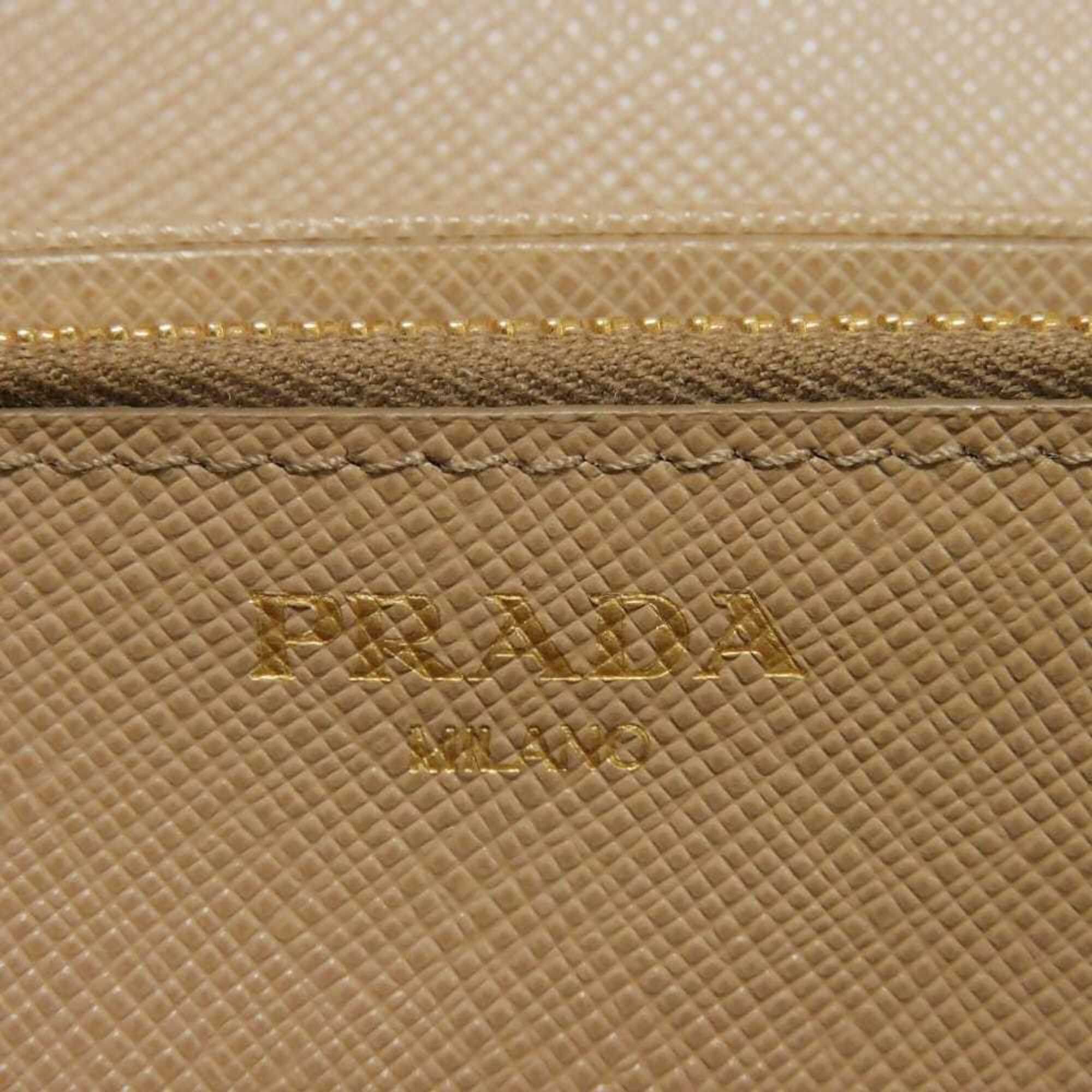 Saffiano Lux Long Wallet (Bi-Fold) (Pre-Owned) - Prada - Modalova