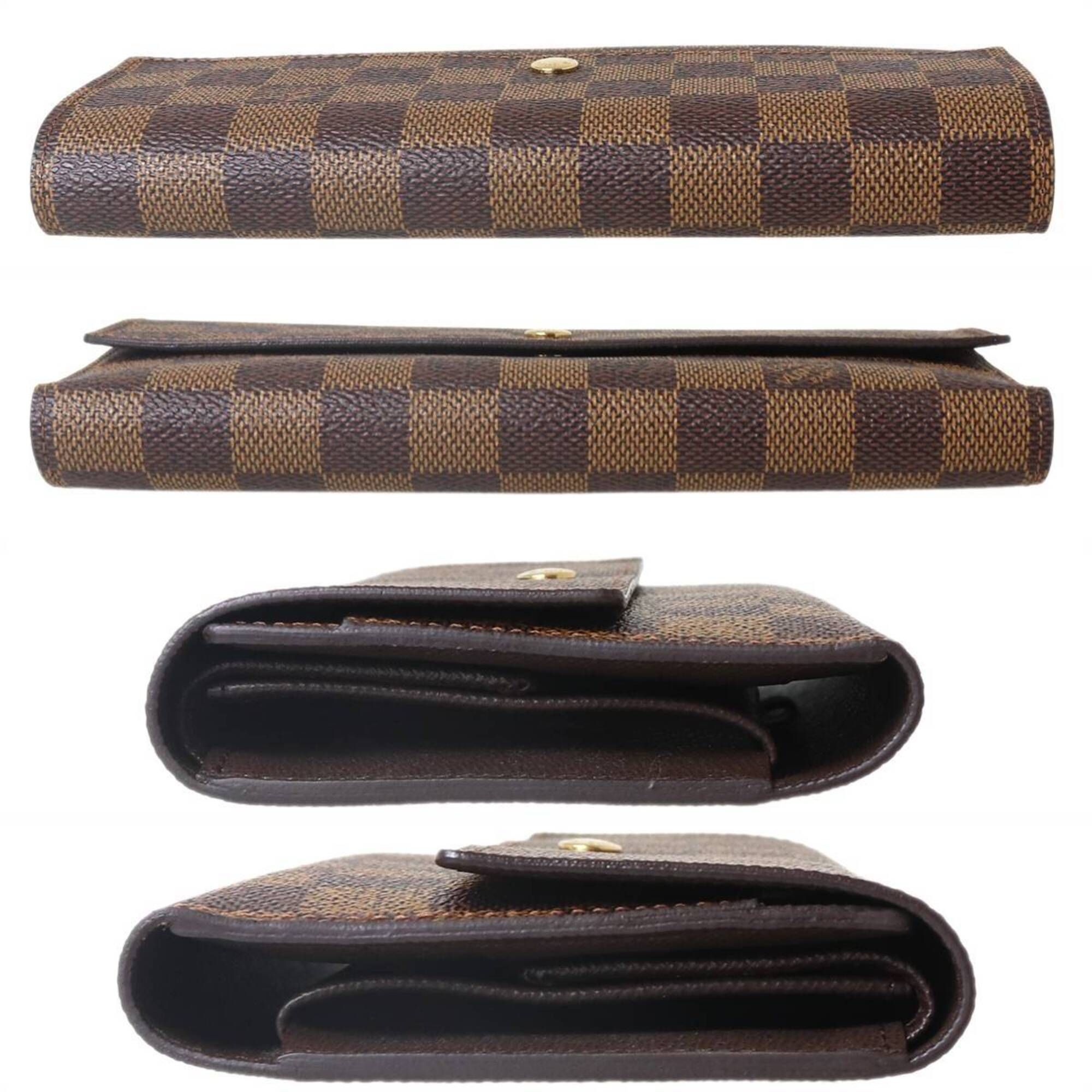 Damier Long Wallet (Tri-Fold) (Pre-Owned) - Louis Vuitton - Modalova