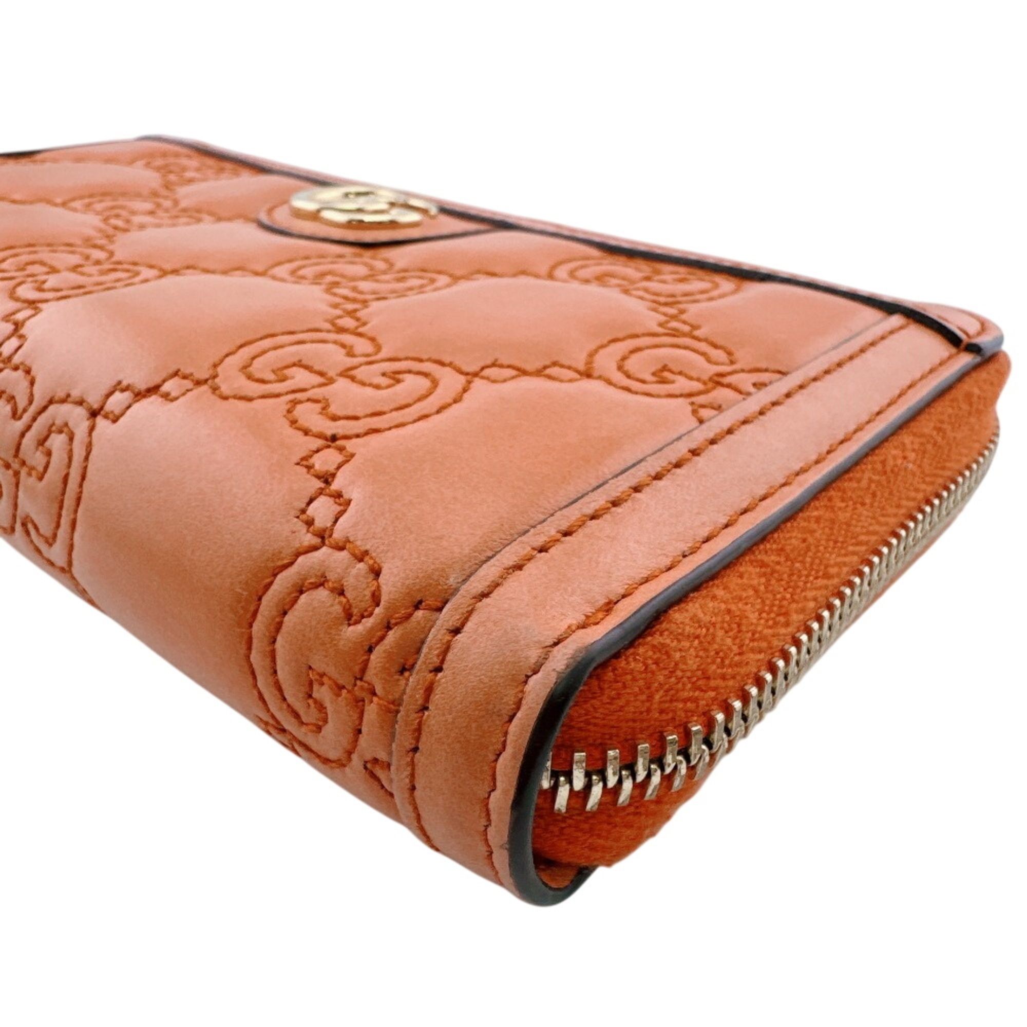 Leather Long Wallet (Bi-Fold) (Pre-Owned) - Gucci - Modalova