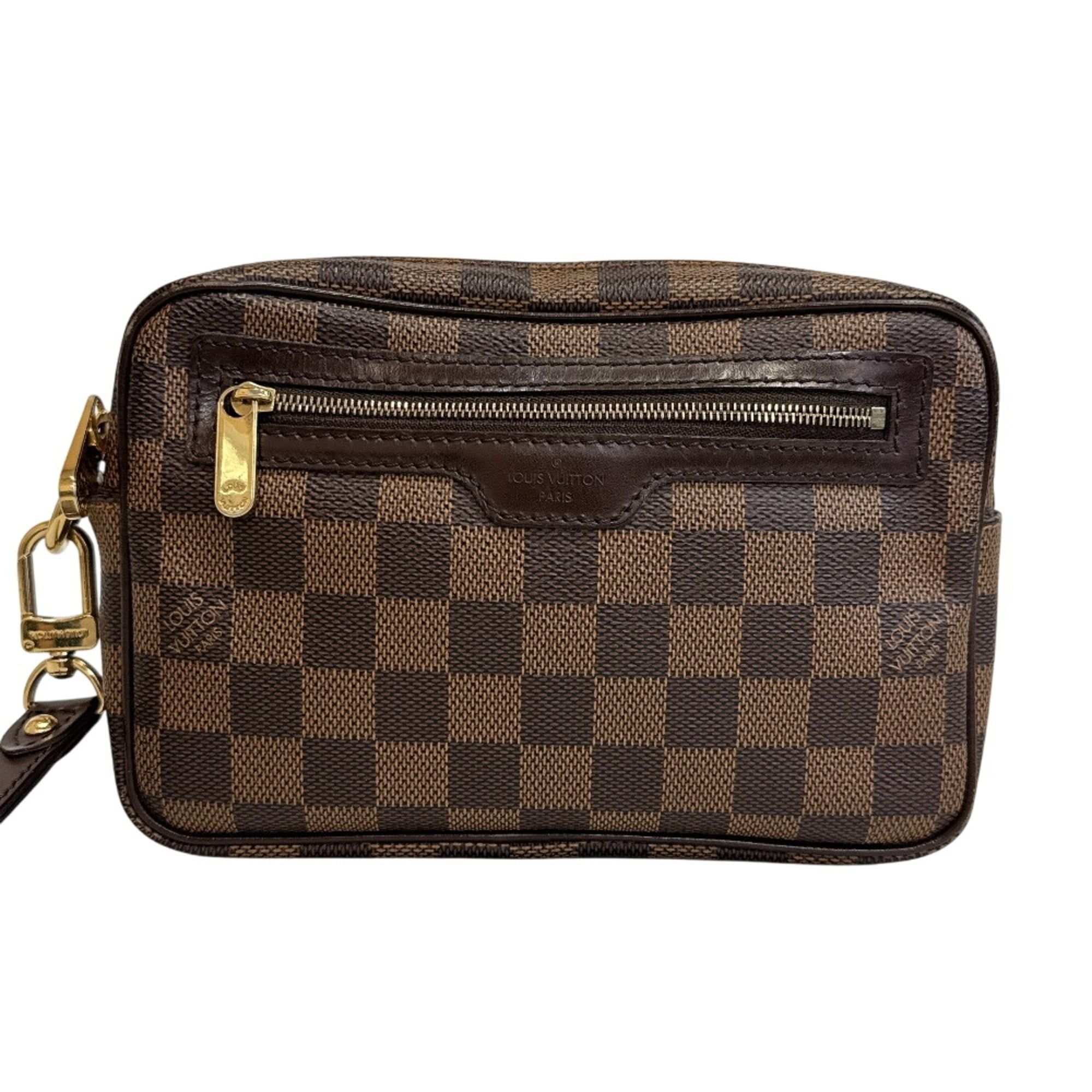 Leather Clutch Bag Pouch (Pre-Owned) - Louis Vuitton - Modalova