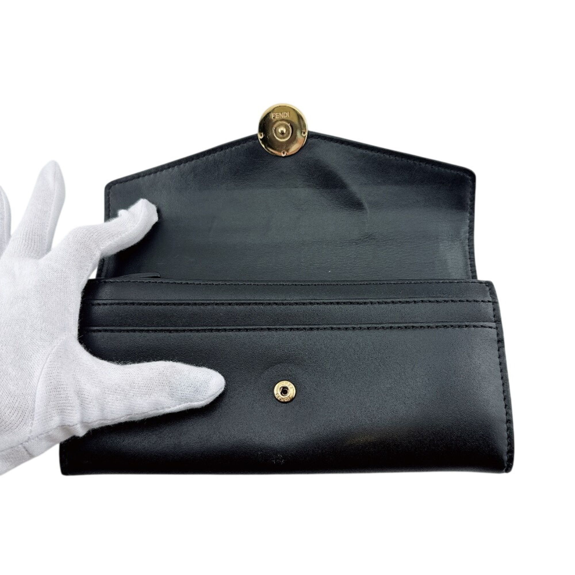 Leather Long Wallet (Bi-Fold) (Pre-Owned) - Fendi - Modalova