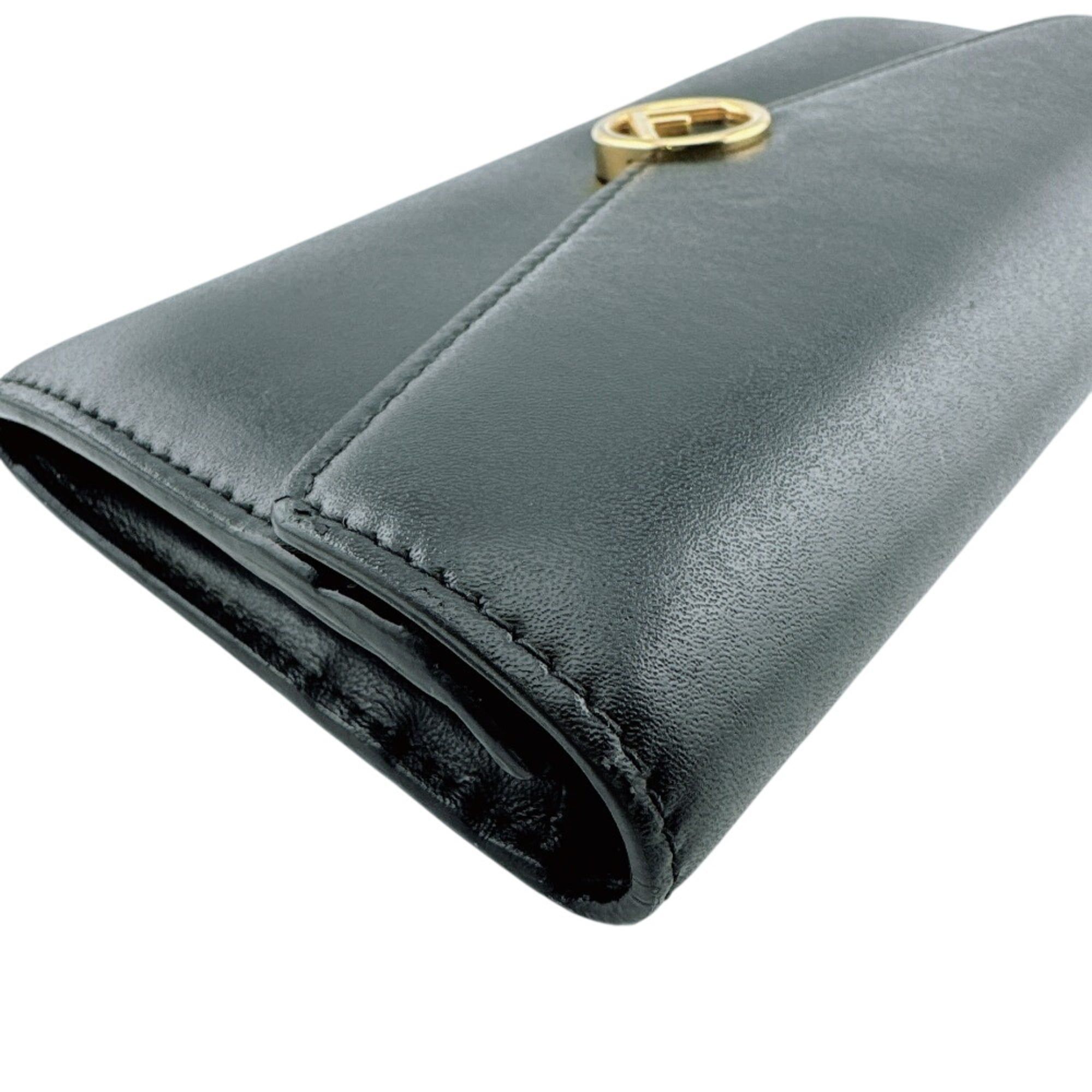 Leather Long Wallet (Bi-Fold) (Pre-Owned) - Fendi - Modalova