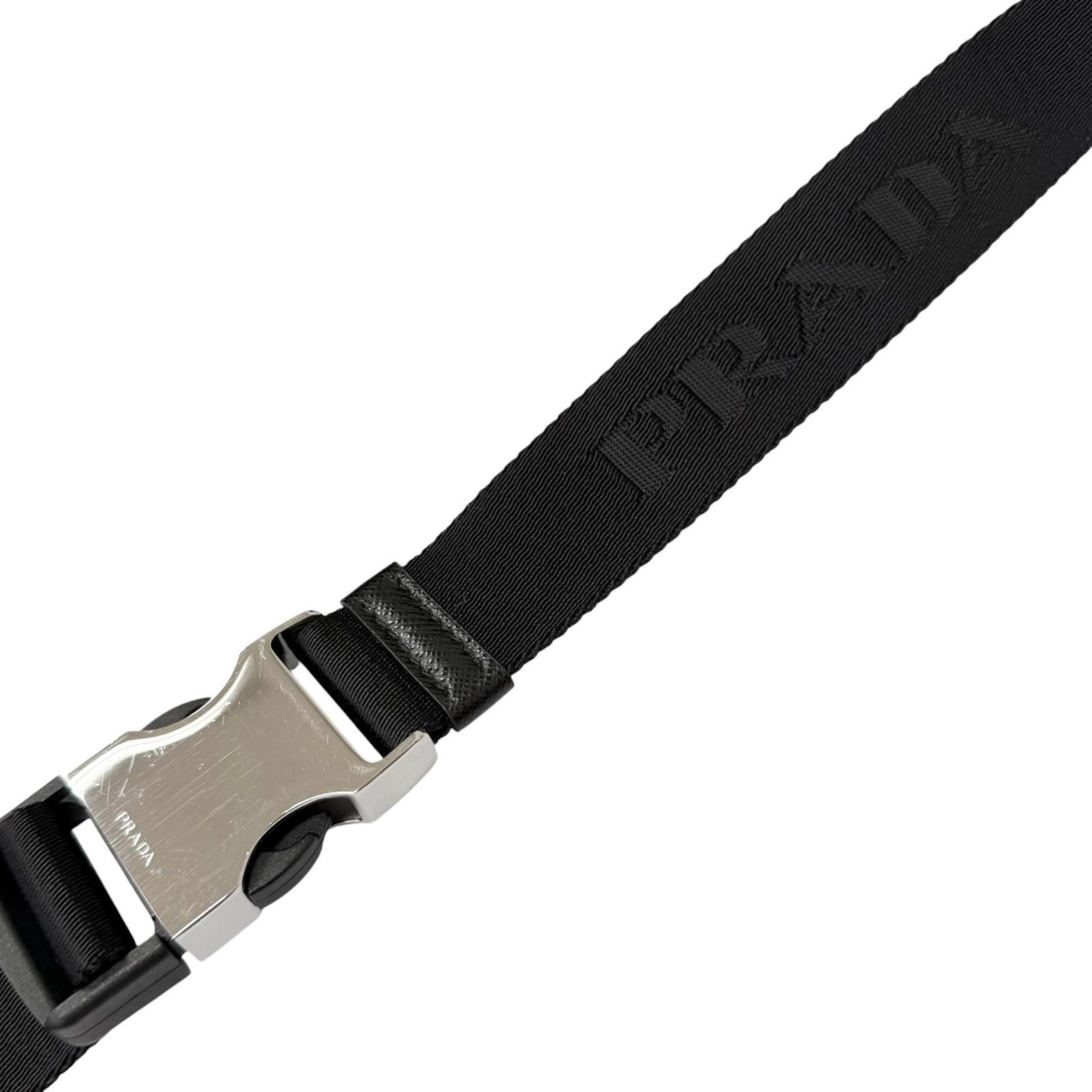 Nylon Leather Fanny Pack Sling Bag (Pre-Owned) - Prada - Modalova
