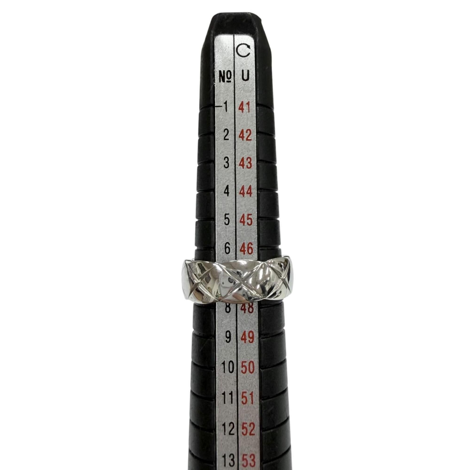 Chanel Silver Band Ring (Pre-Owned) - Chanel - Modalova