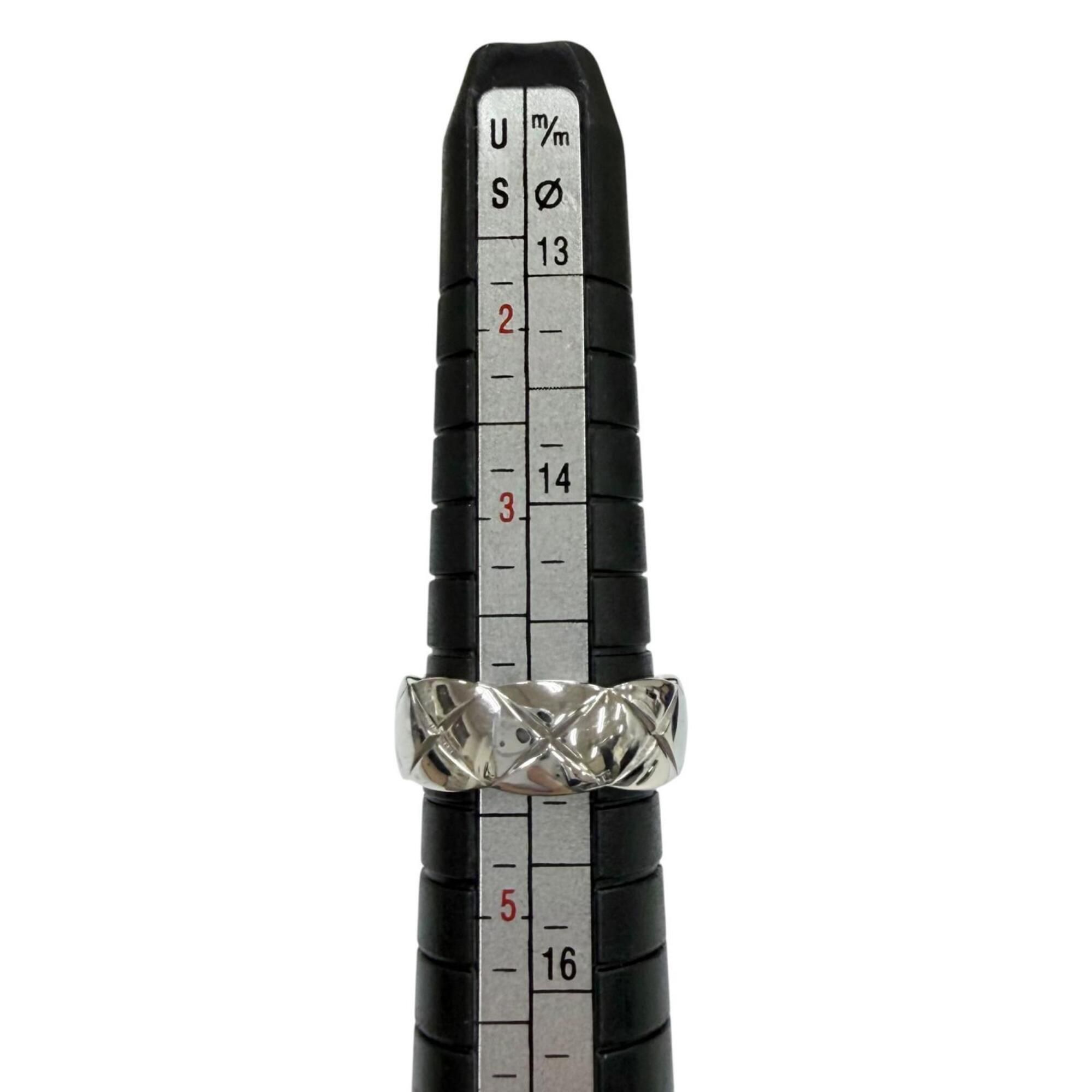 Chanel Silver Band Ring (Pre-Owned) - Chanel - Modalova