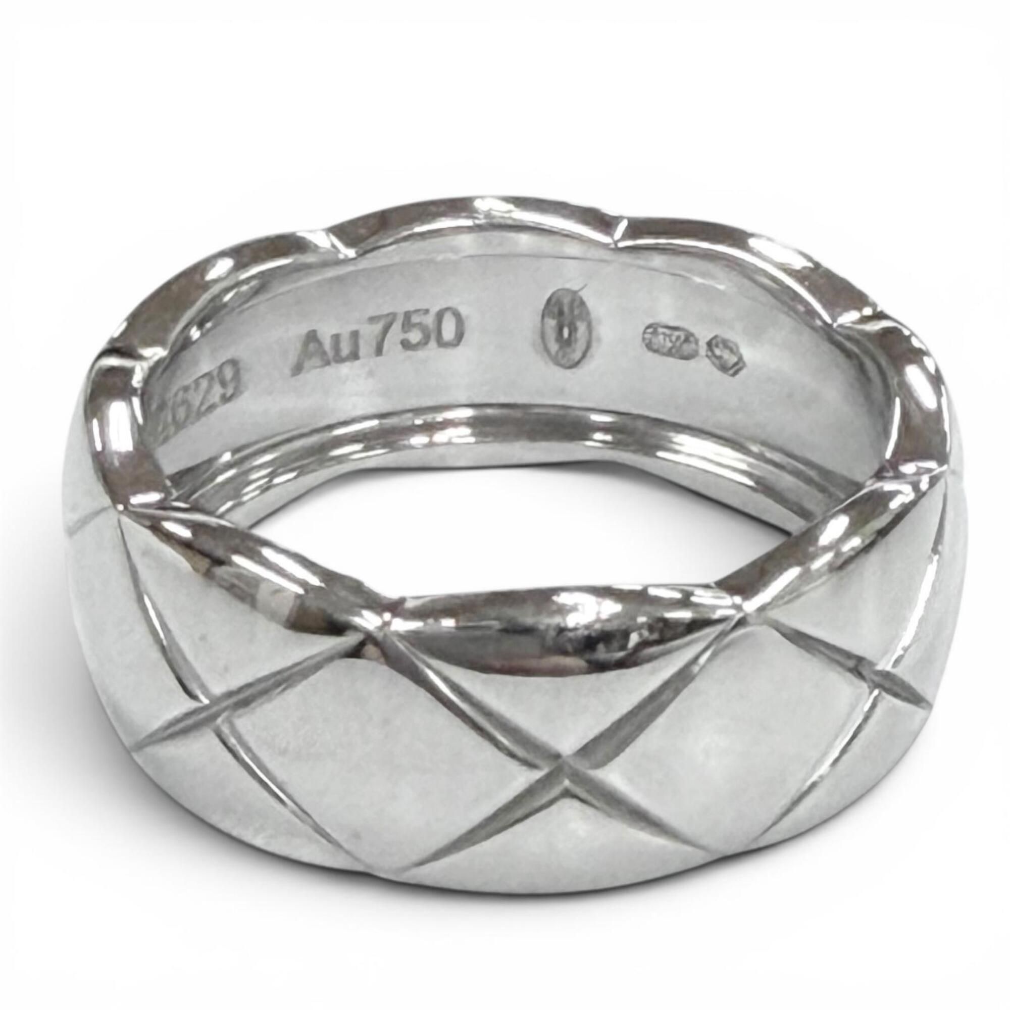 Chanel Silver Band Ring (Pre-Owned) - Chanel - Modalova