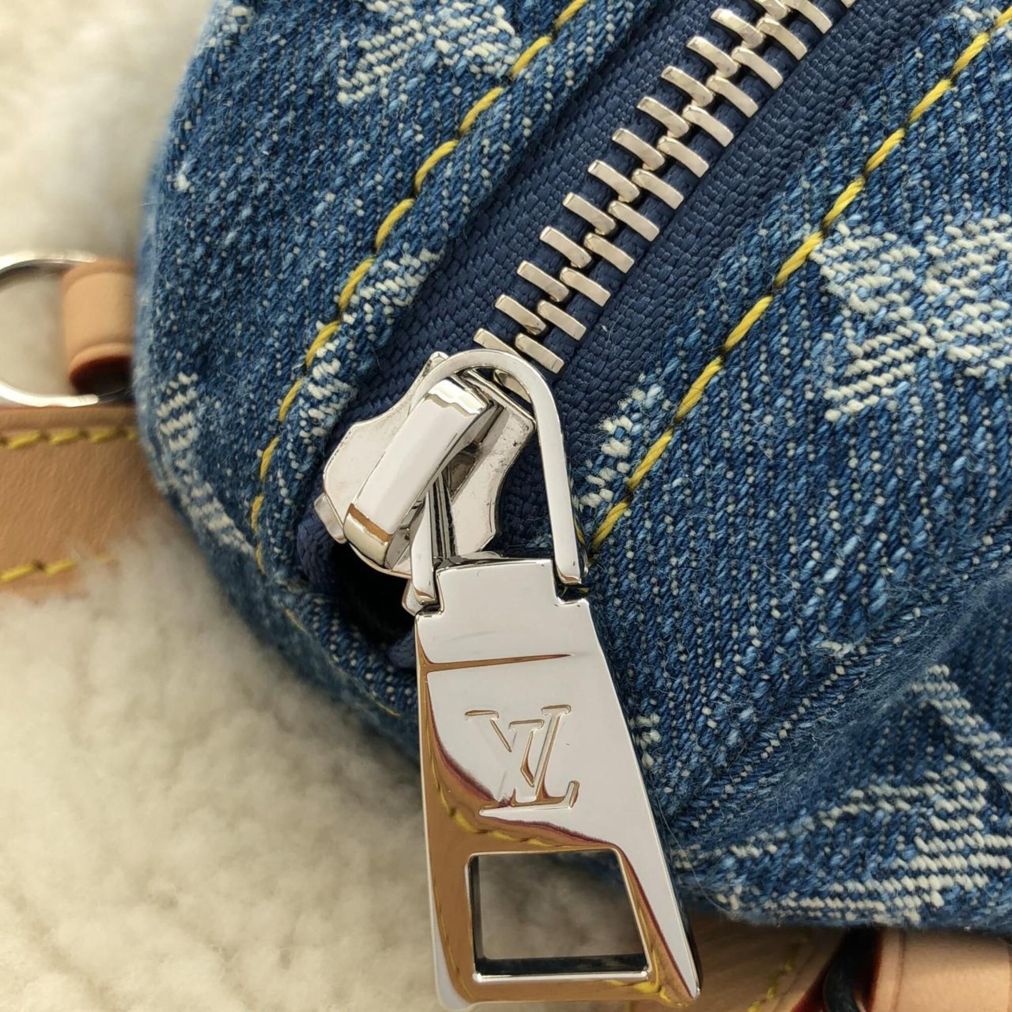 Monogram Denim Backpack (Pre-Owned) - Louis Vuitton - Modalova