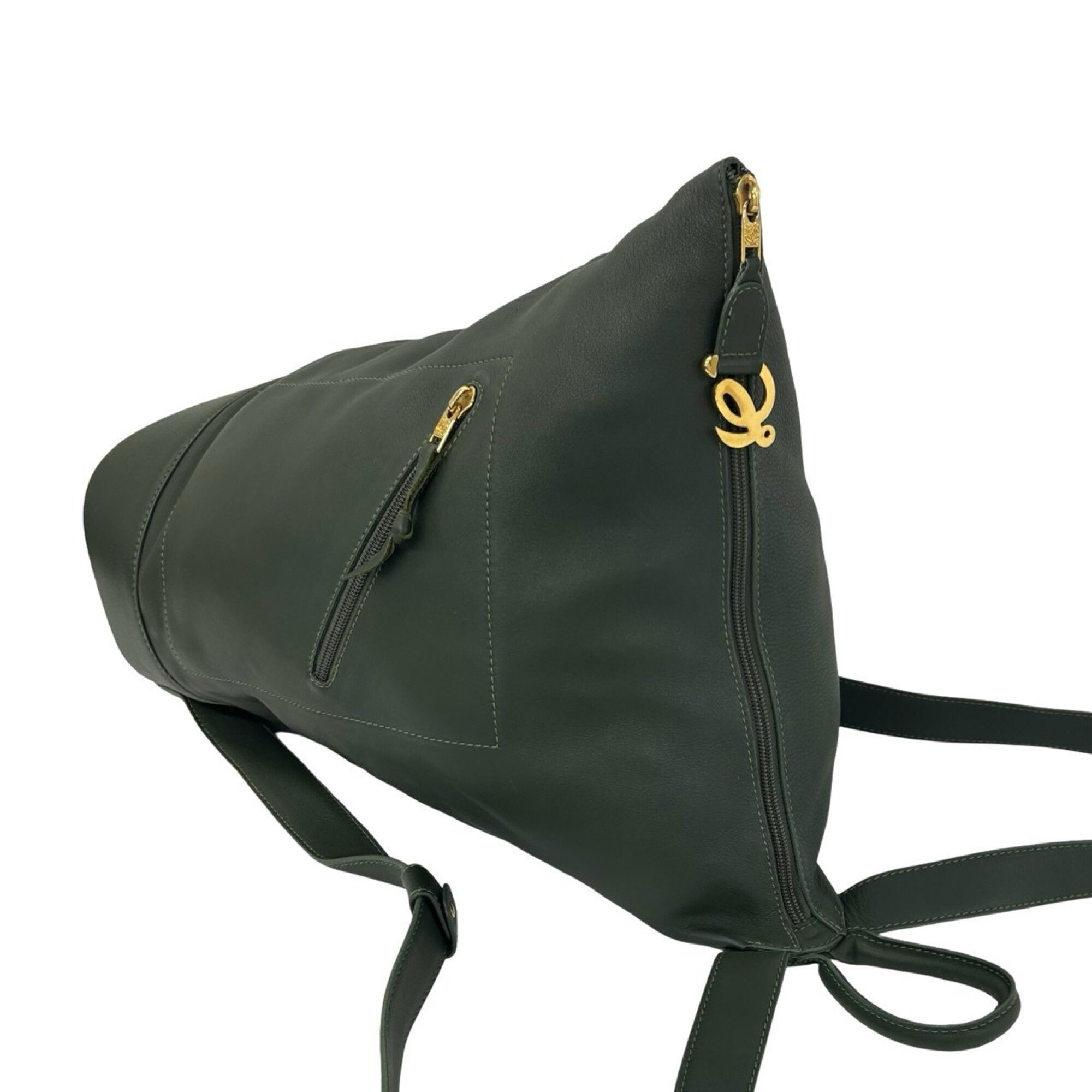 Leather Backpack (Pre-Owned) - Loewe - Modalova