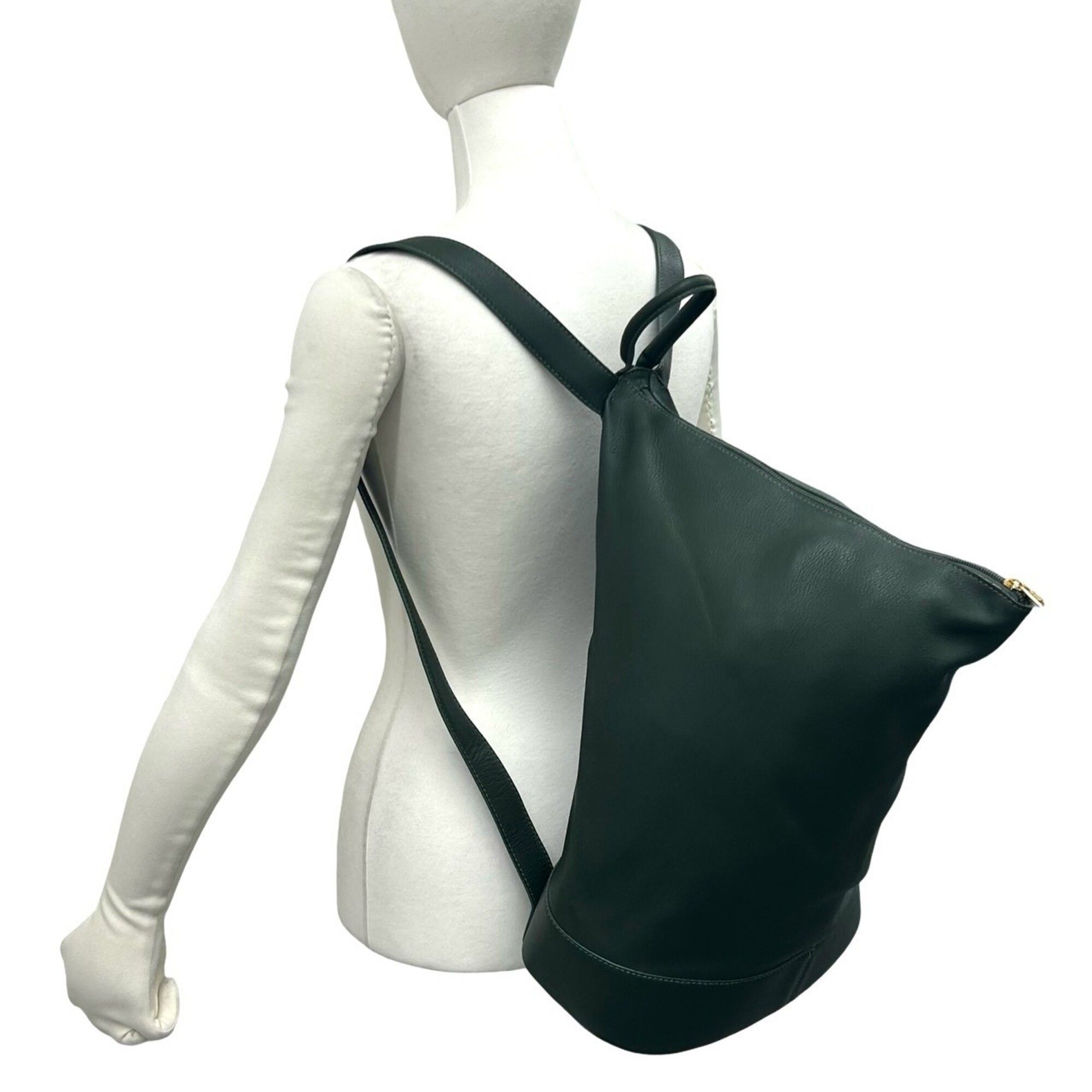 Leather Backpack (Pre-Owned) - Loewe - Modalova