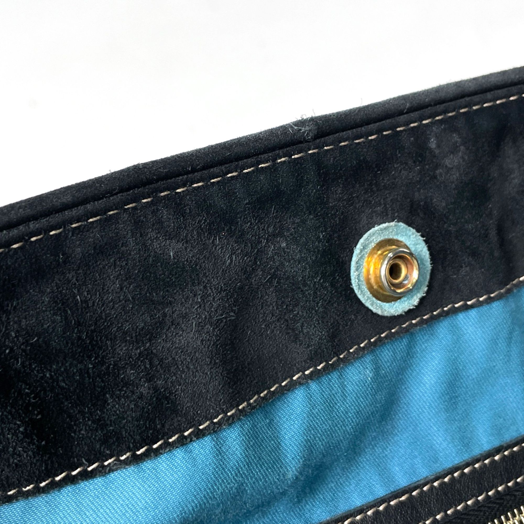 Suede Tote Bag (Pre-Owned) - Gucci - Modalova