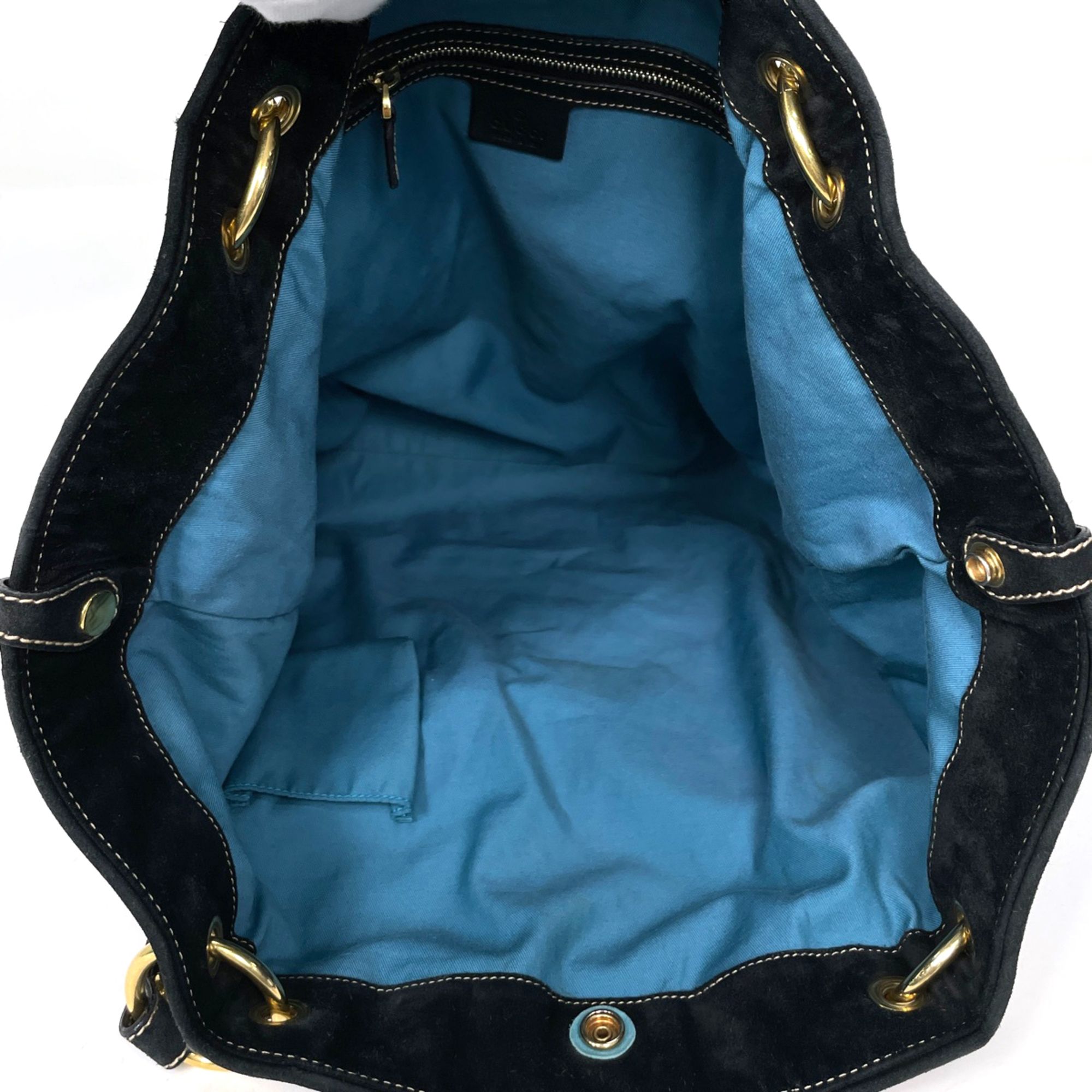 Suede Tote Bag (Pre-Owned) - Gucci - Modalova