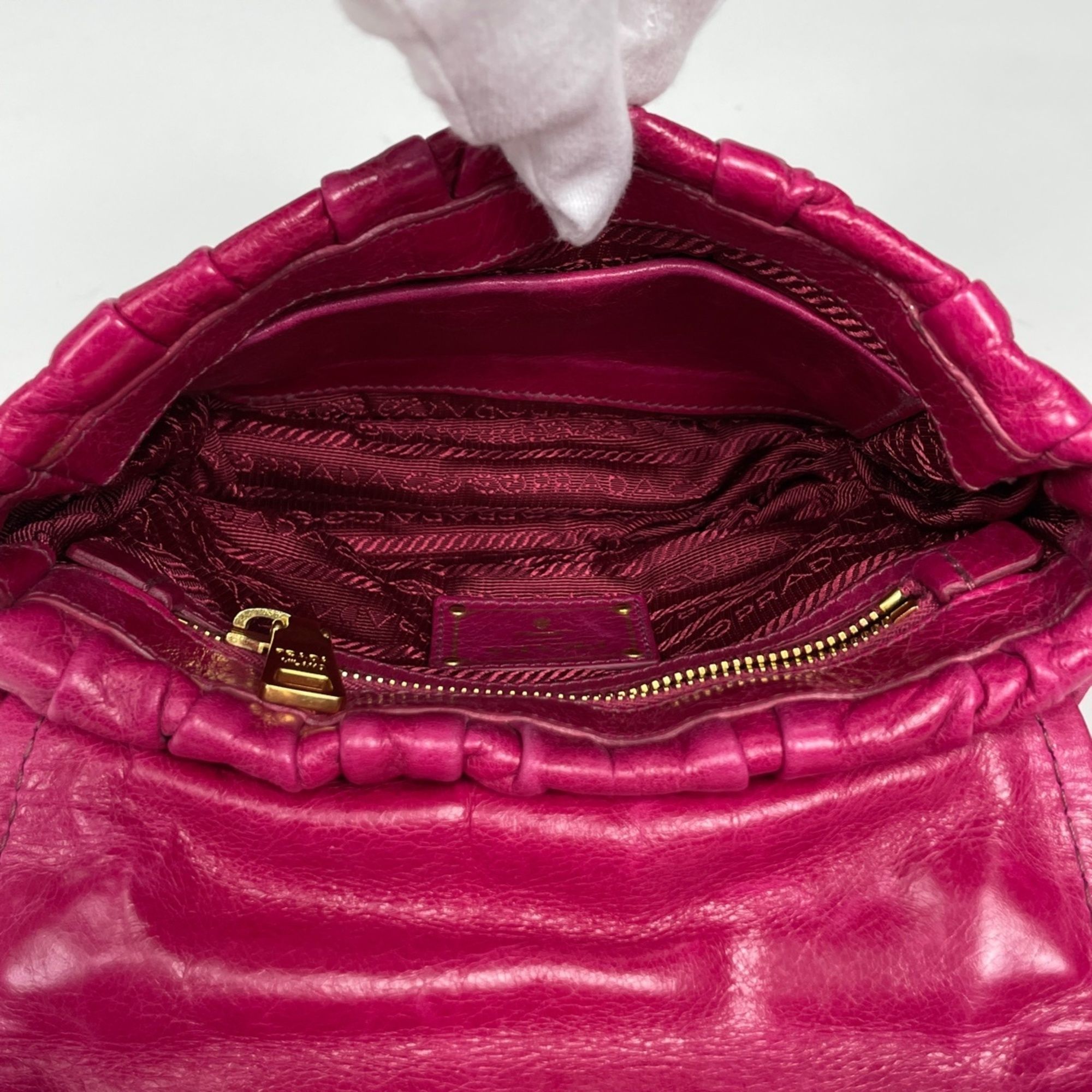 Leather Handbag (Pre-Owned) - Prada - Modalova