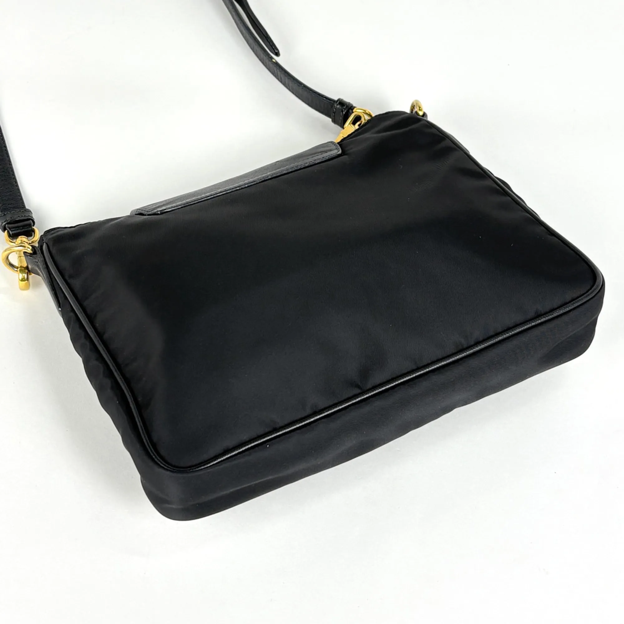 Nylon Leather Shoulder Bag (Pre-Owned) - Prada - Modalova