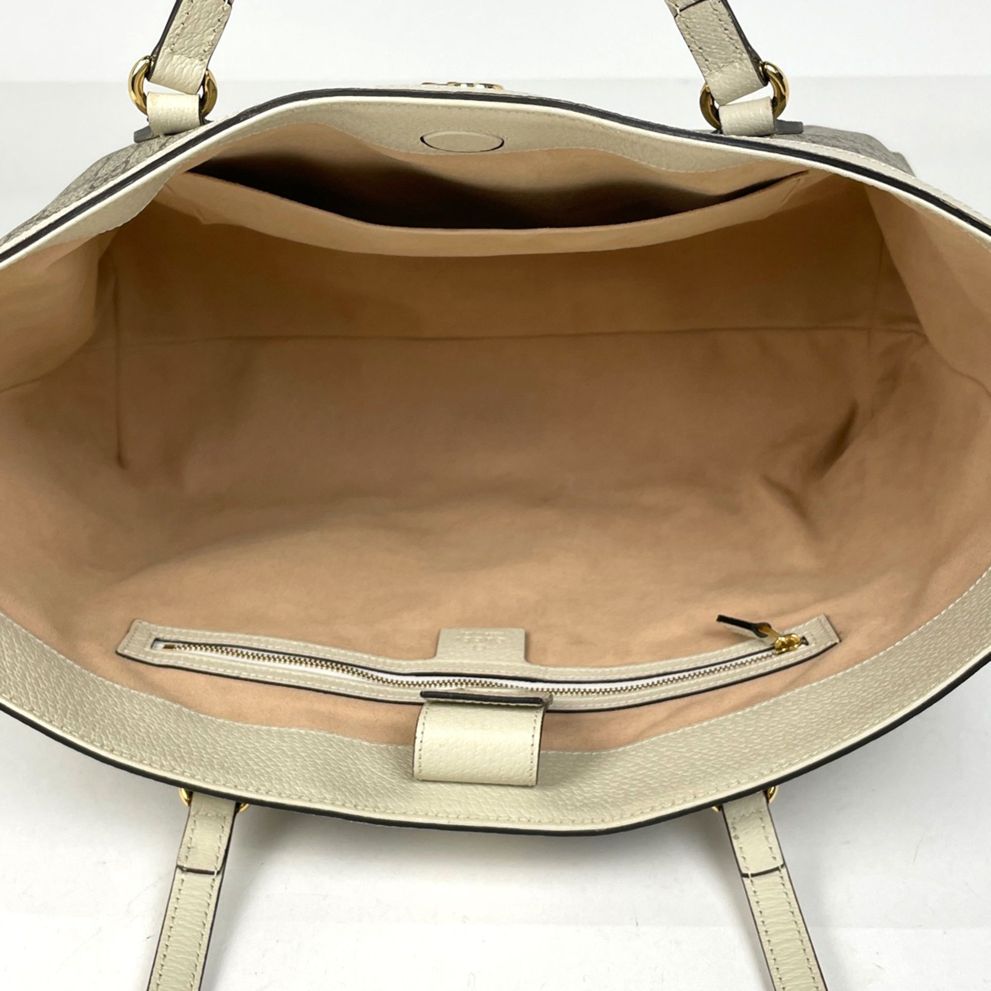 Coated Canvas Leather Tote Bag (Pre-Owned) - Gucci - Modalova