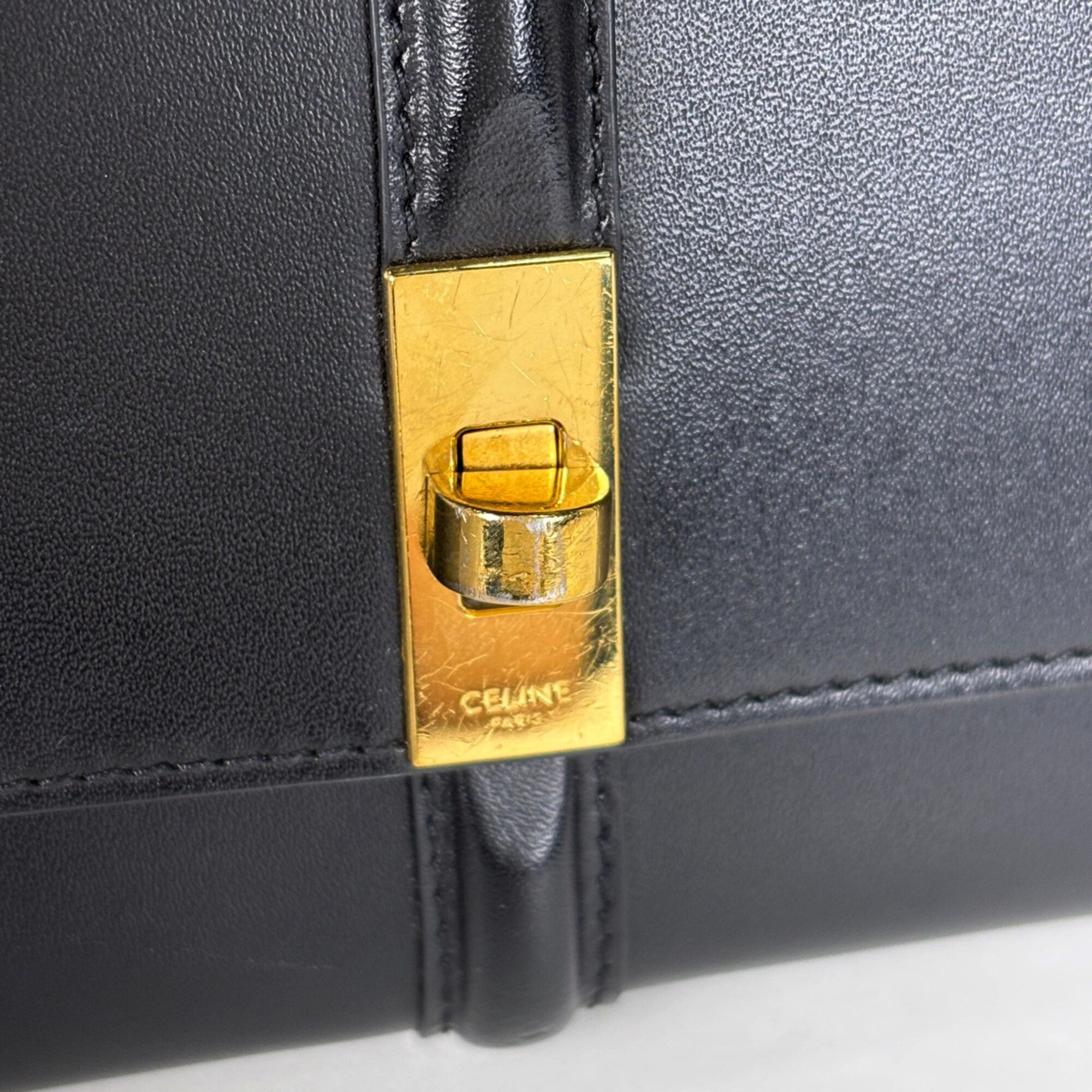 Leather Long Wallet (Bi-Fold) (Pre-Owned) - Celine - Modalova
