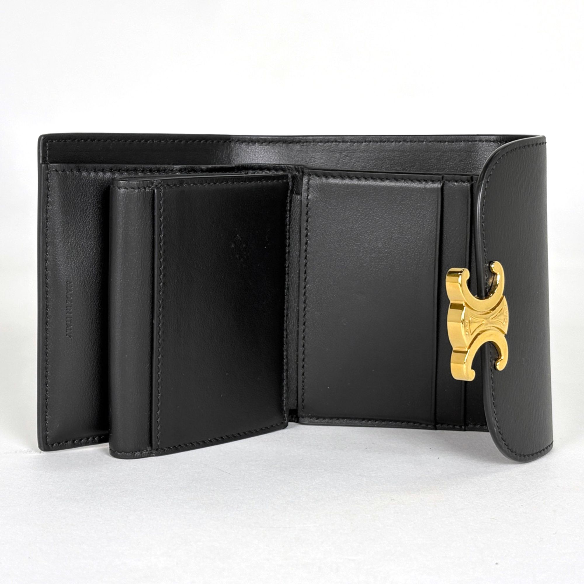 Leather Wallet (Tri-Fold) (Pre-Owned) - Celine - Modalova