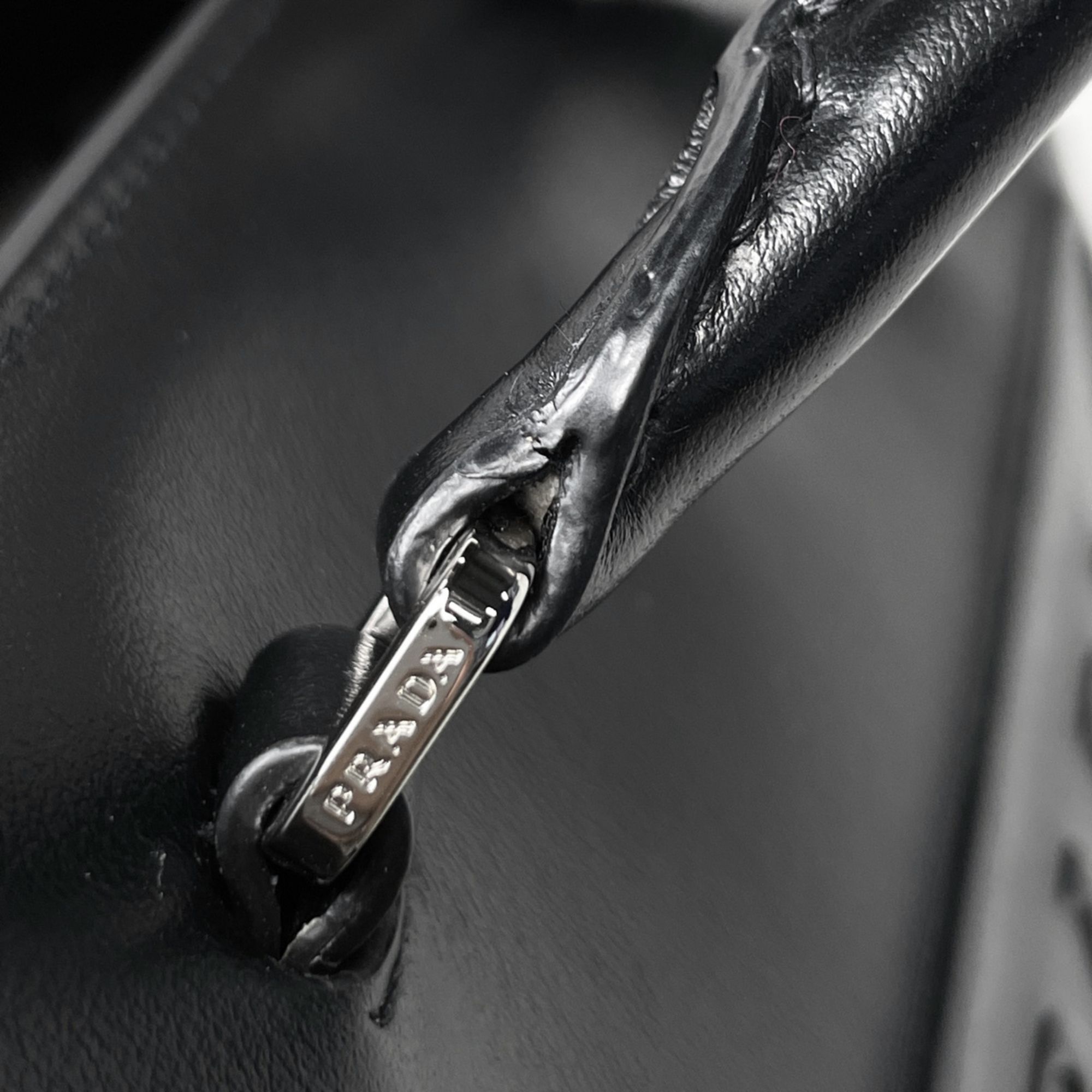Leather Tote Bag (Pre-Owned) - Prada - Modalova