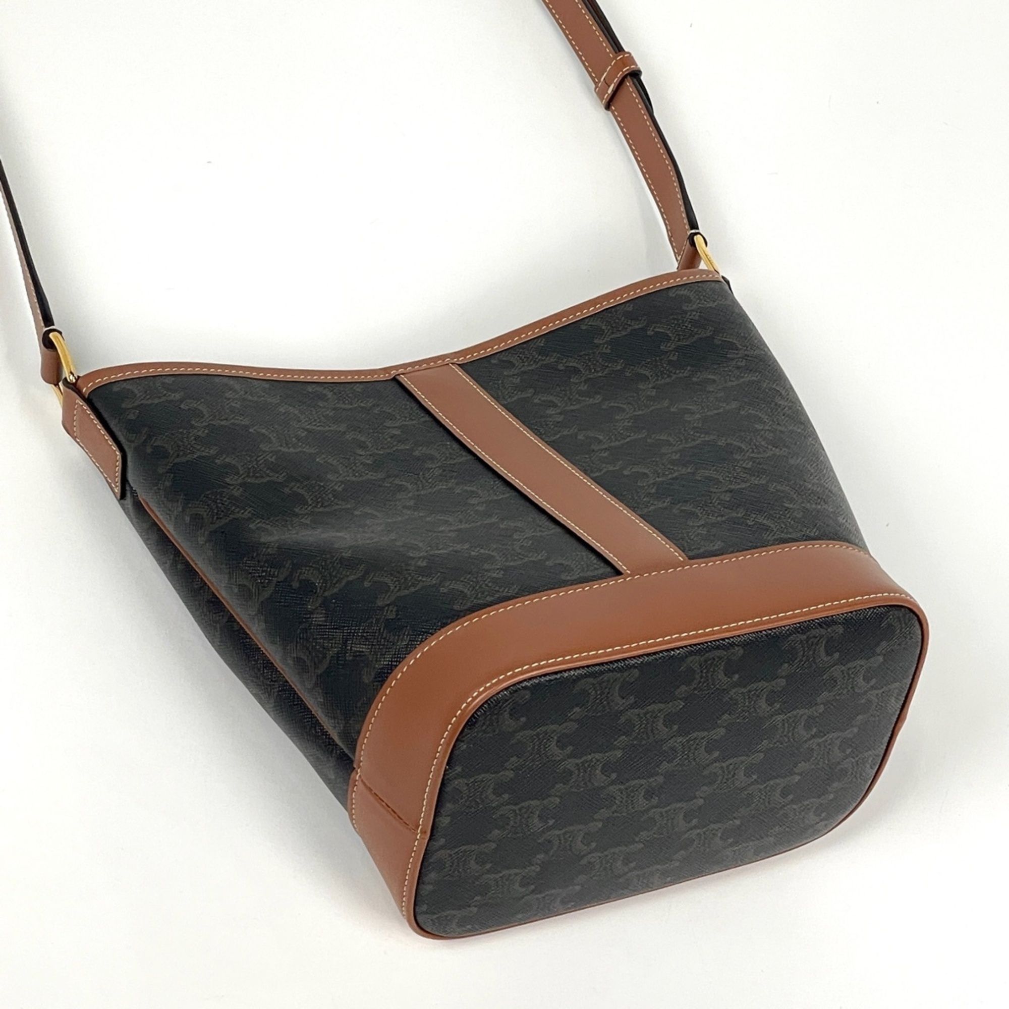 Coated Canvas Leather Shoulder Bag (Pre-Owned) - Celine - Modalova