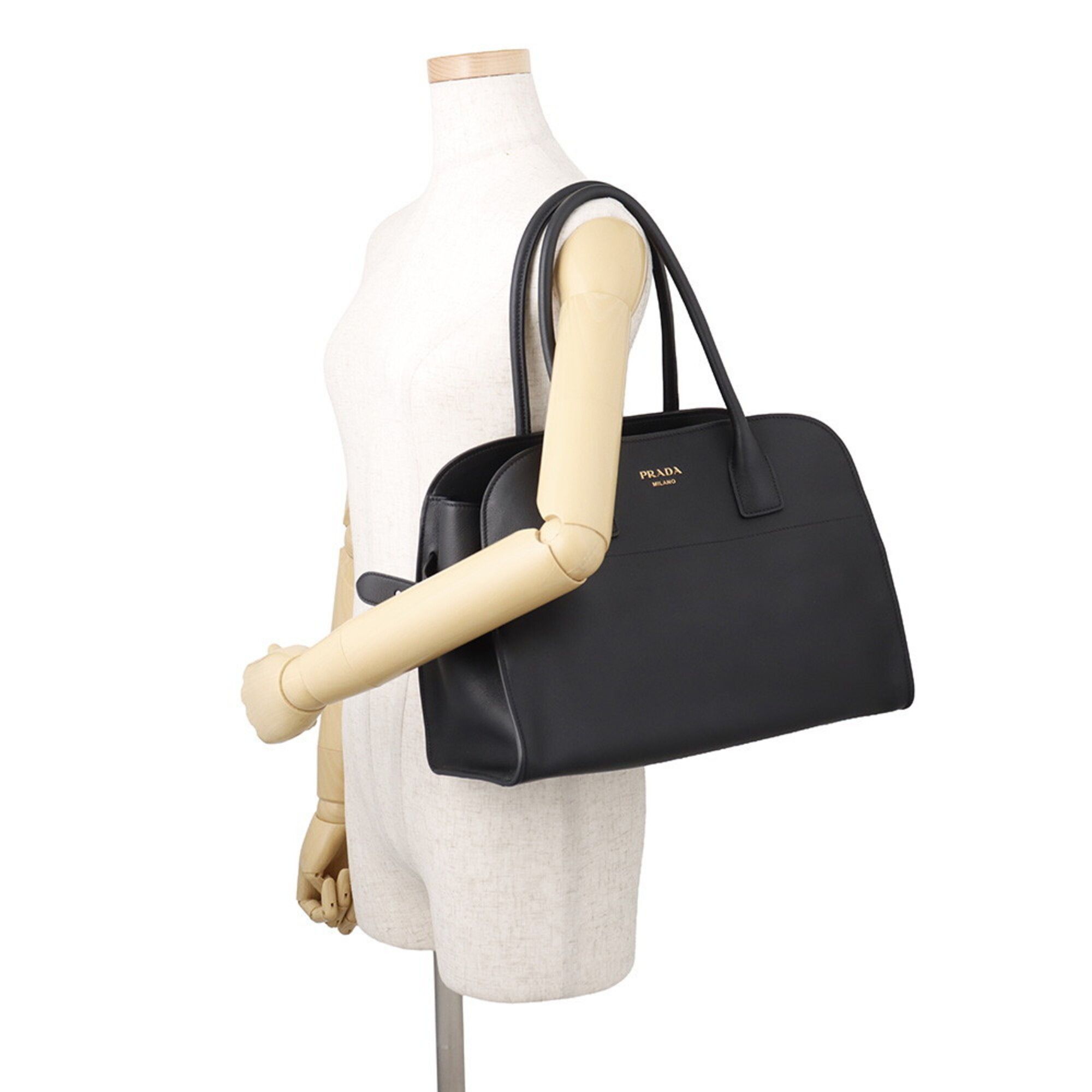 Leather Tote Bag (Pre-Owned) - Prada - Modalova