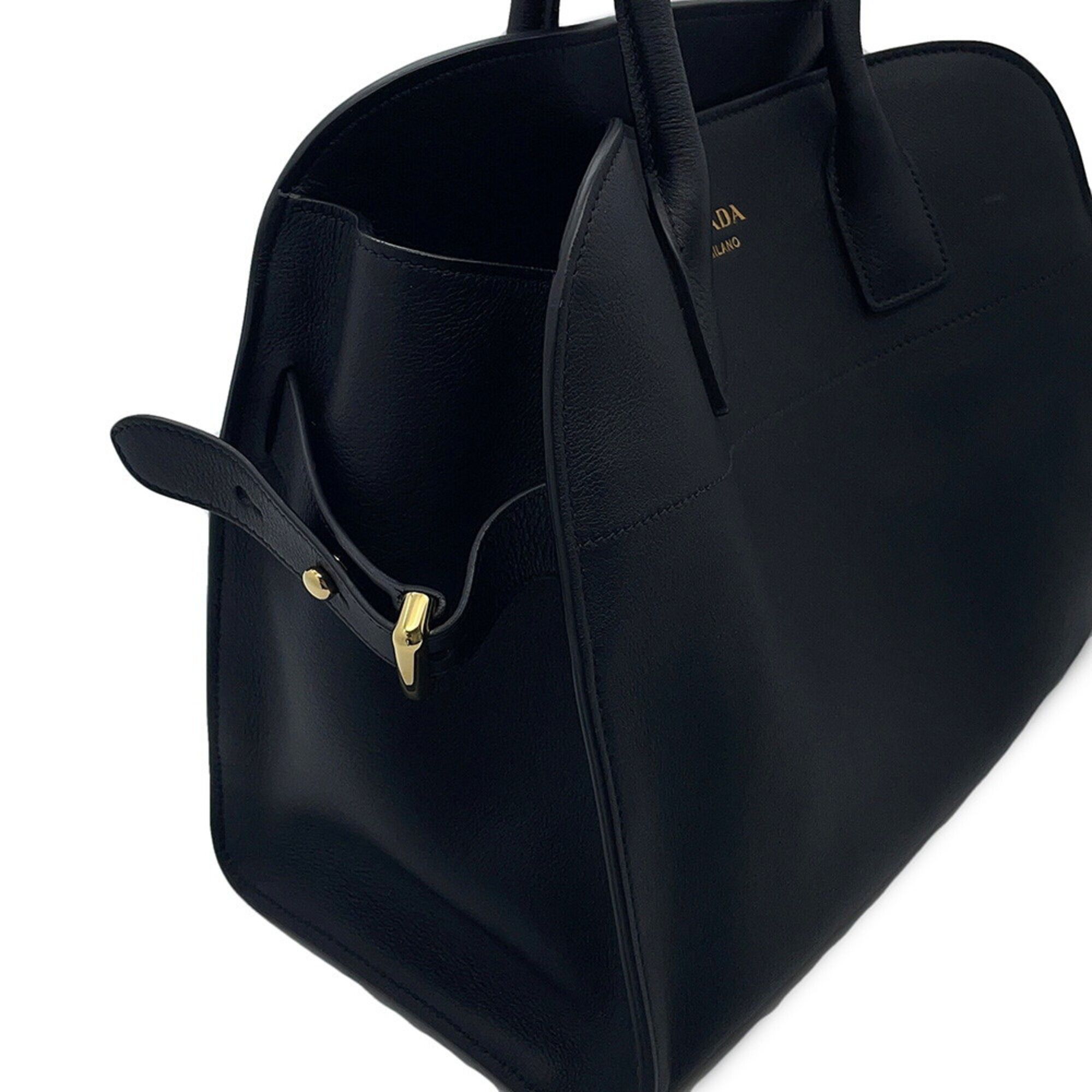 Leather Tote Bag (Pre-Owned) - Prada - Modalova
