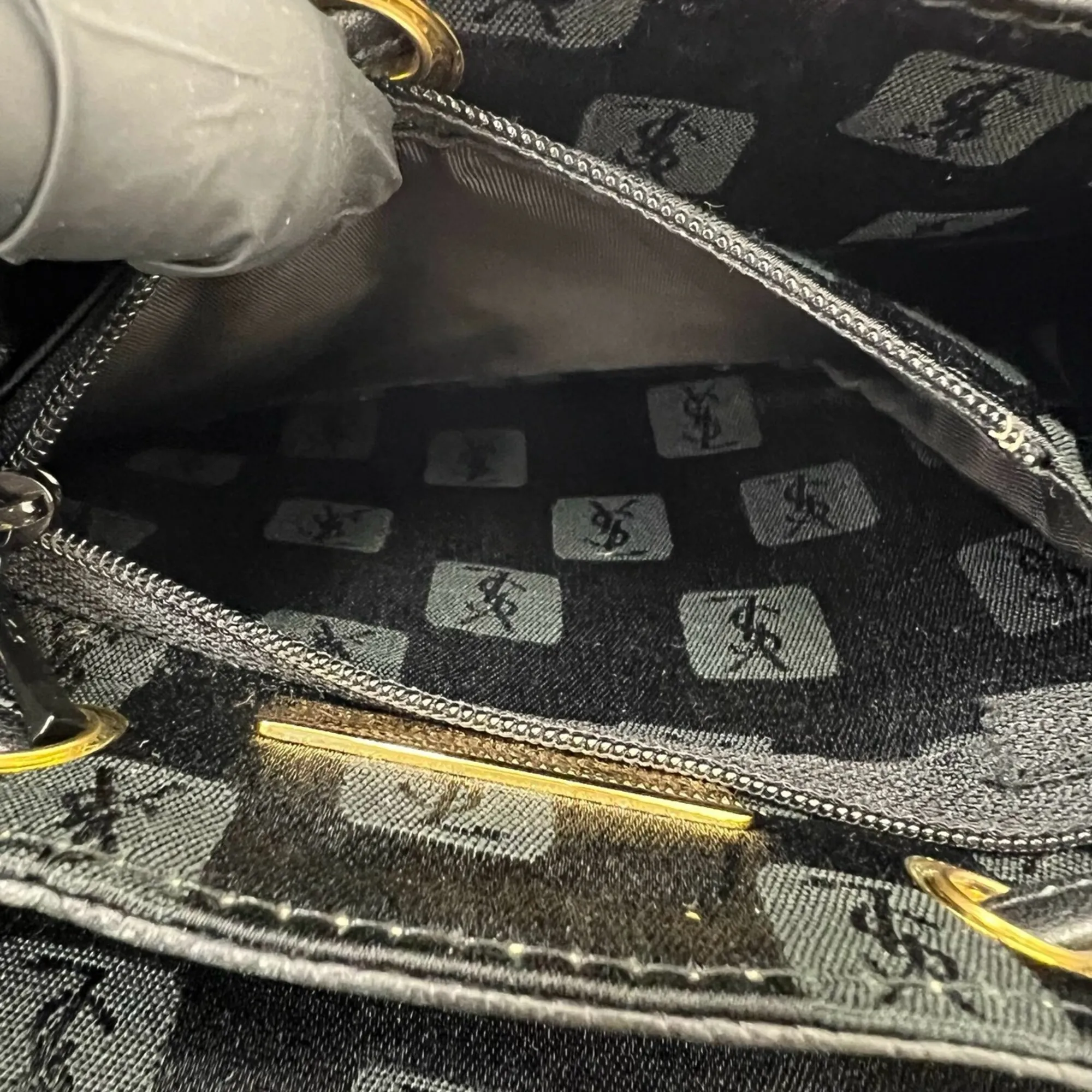Leather Backpack (Pre-Owned) - Yves Saint Laurent - Modalova