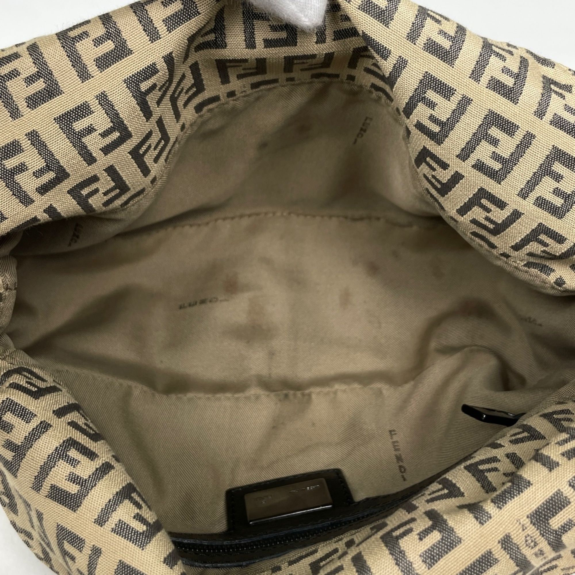 Canvas Leather Shoulder Bag (Pre-Owned) - Fendi - Modalova