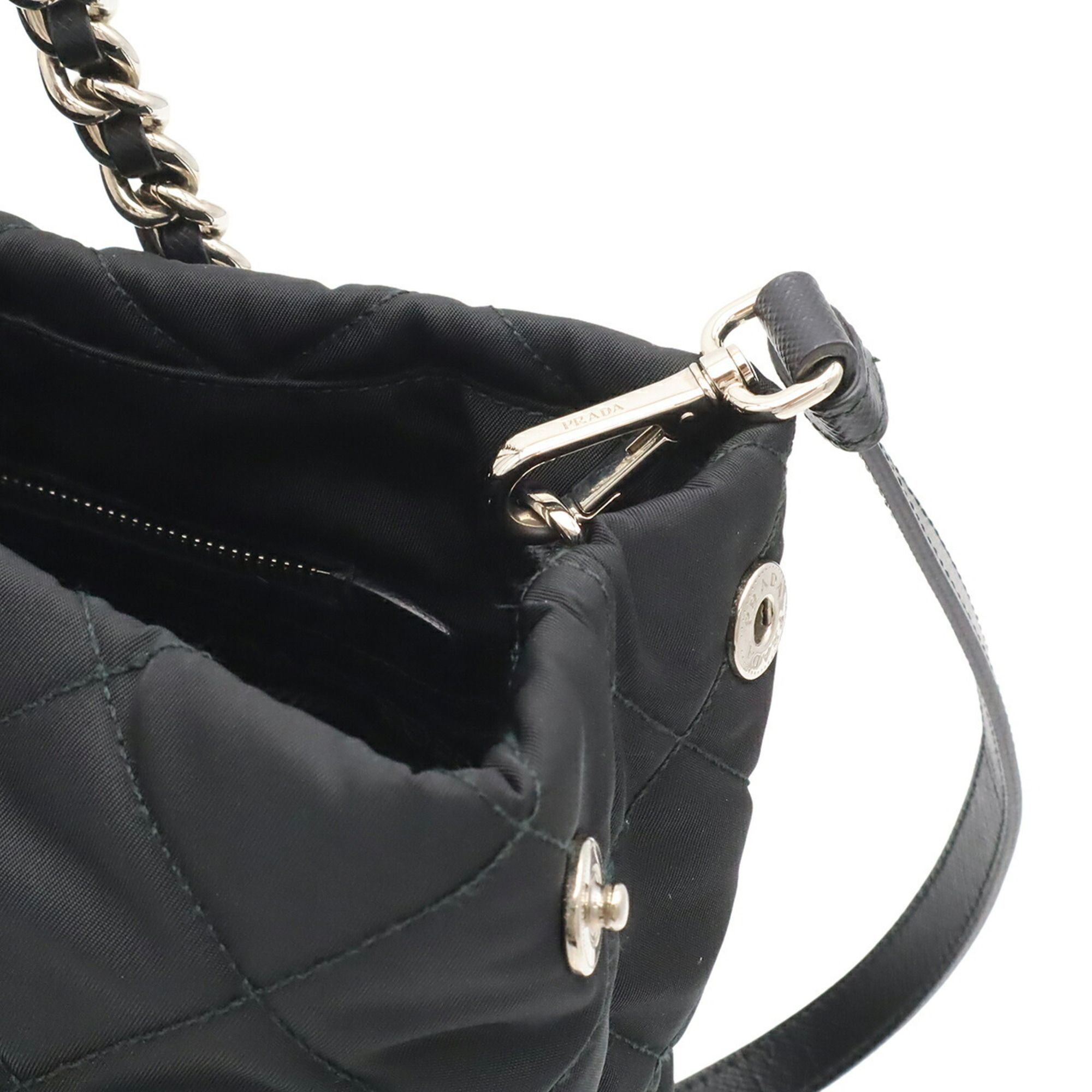Nylon Leather Shoulder Bag (Pre-Owned) - Prada - Modalova